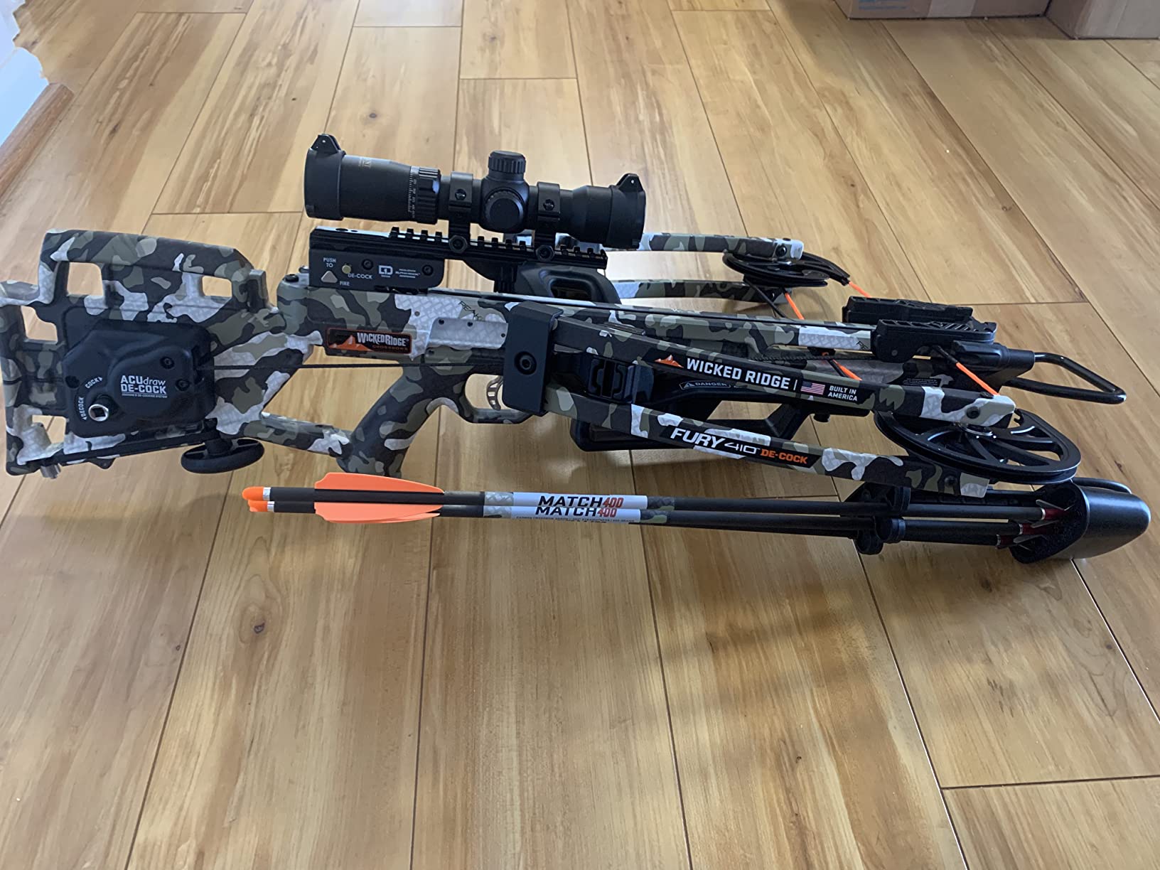 Wicked Ridge by TenPoint Fury 410 De-Cock, Peak XT - 410 FPS - Equipped with RangeMaster Pro Variable Speed Scope & ACUdraw De-Cock Cocking & De-Cocking System customer photo 2