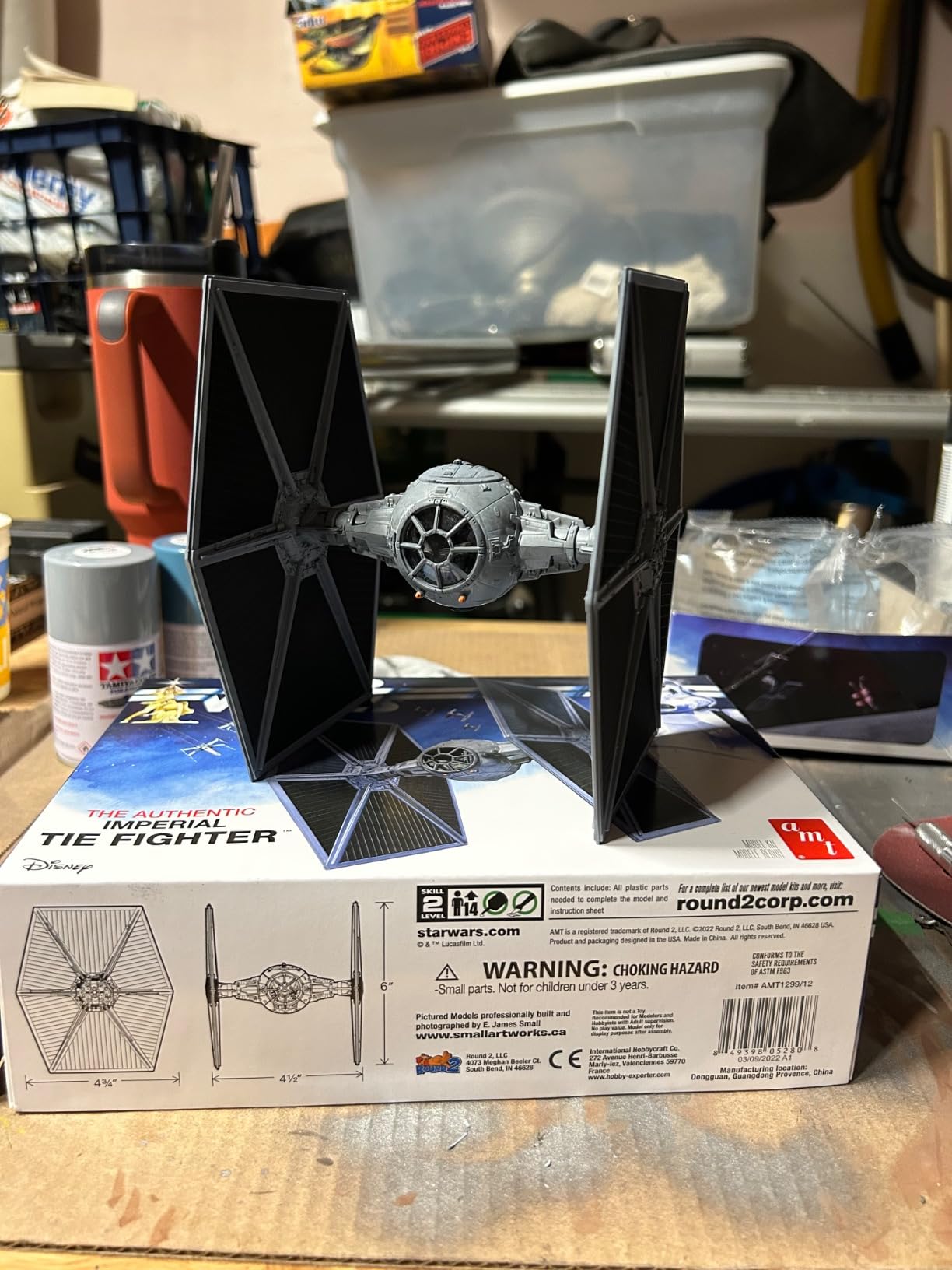 AMT Star Wars: A New Hope TIE Fighter 1:48 Scale Model Kit customer photo 1