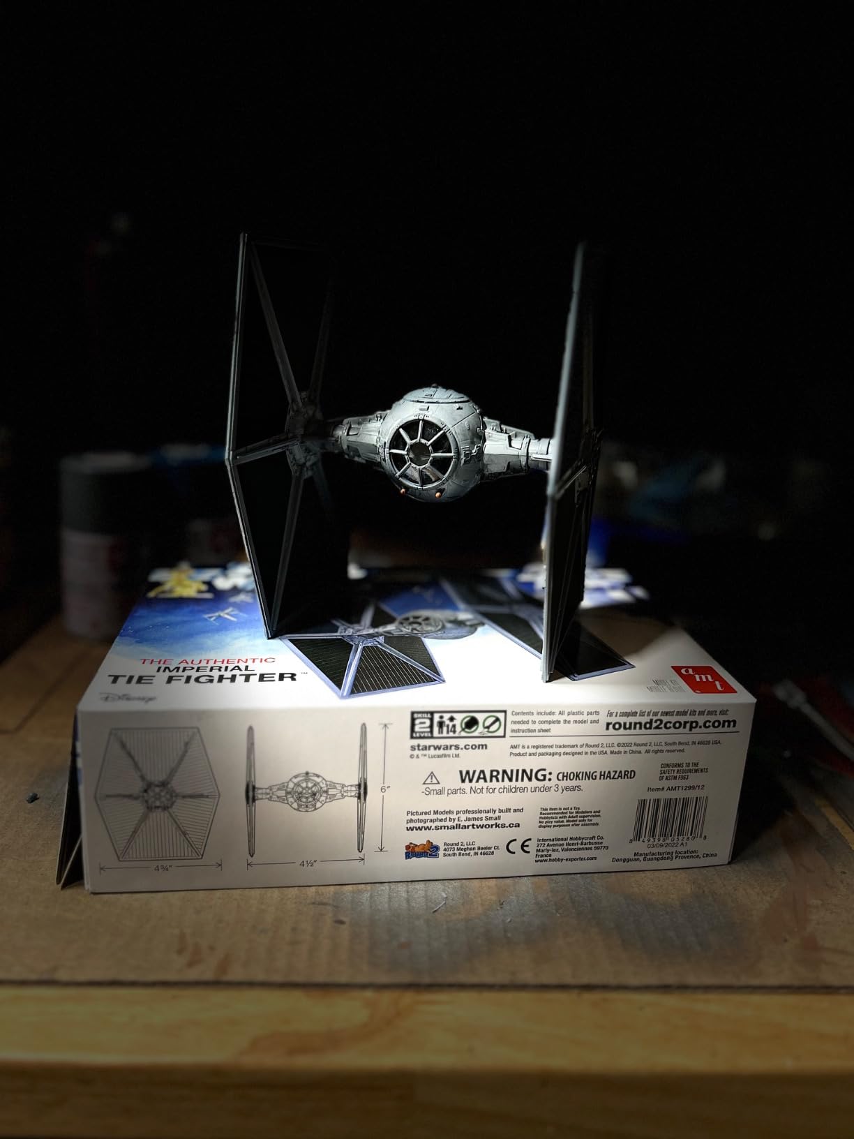 AMT Star Wars: A New Hope TIE Fighter 1:48 Scale Model Kit customer photo 2