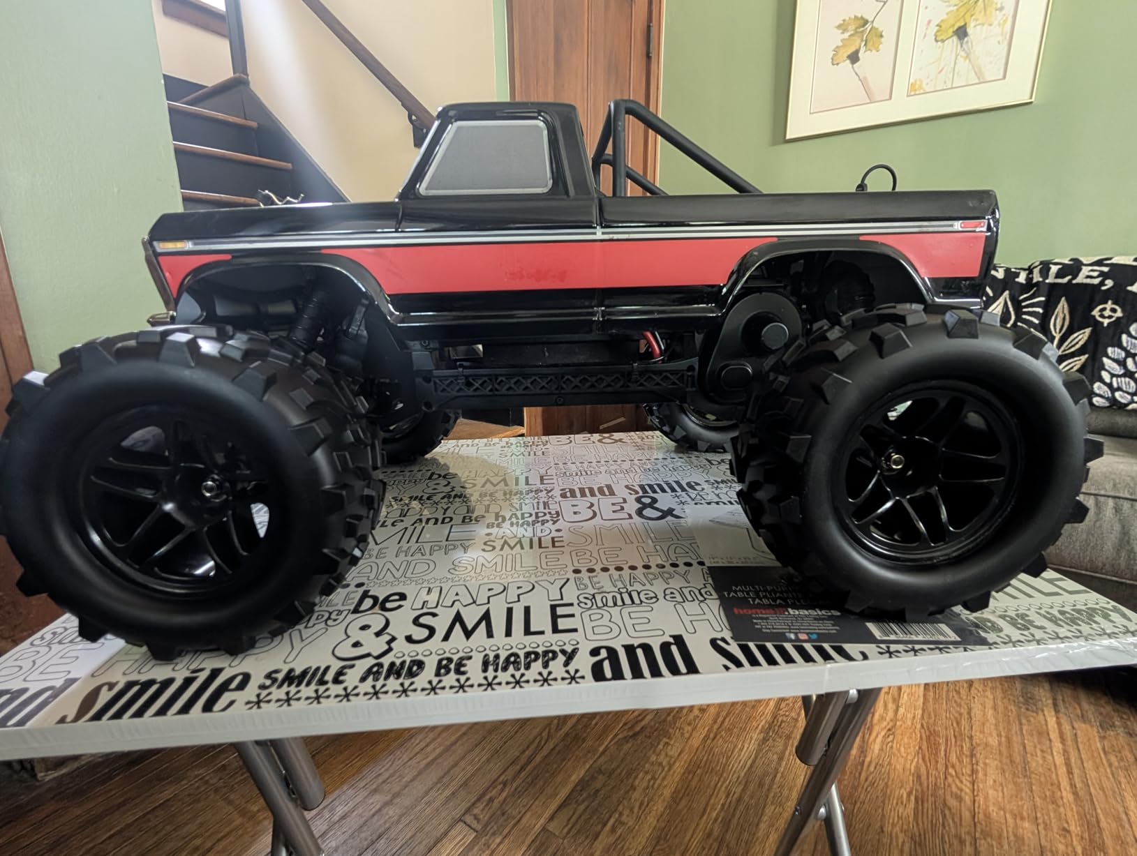 Hobbypark Pre-Glued RC Monster Truck Tires and Wheels for Arrma Granite Voltage MEGA 2WD 4X4 V3 3S BLX Brushless 1/10 Big Rock, Set of 4 customer photo 2