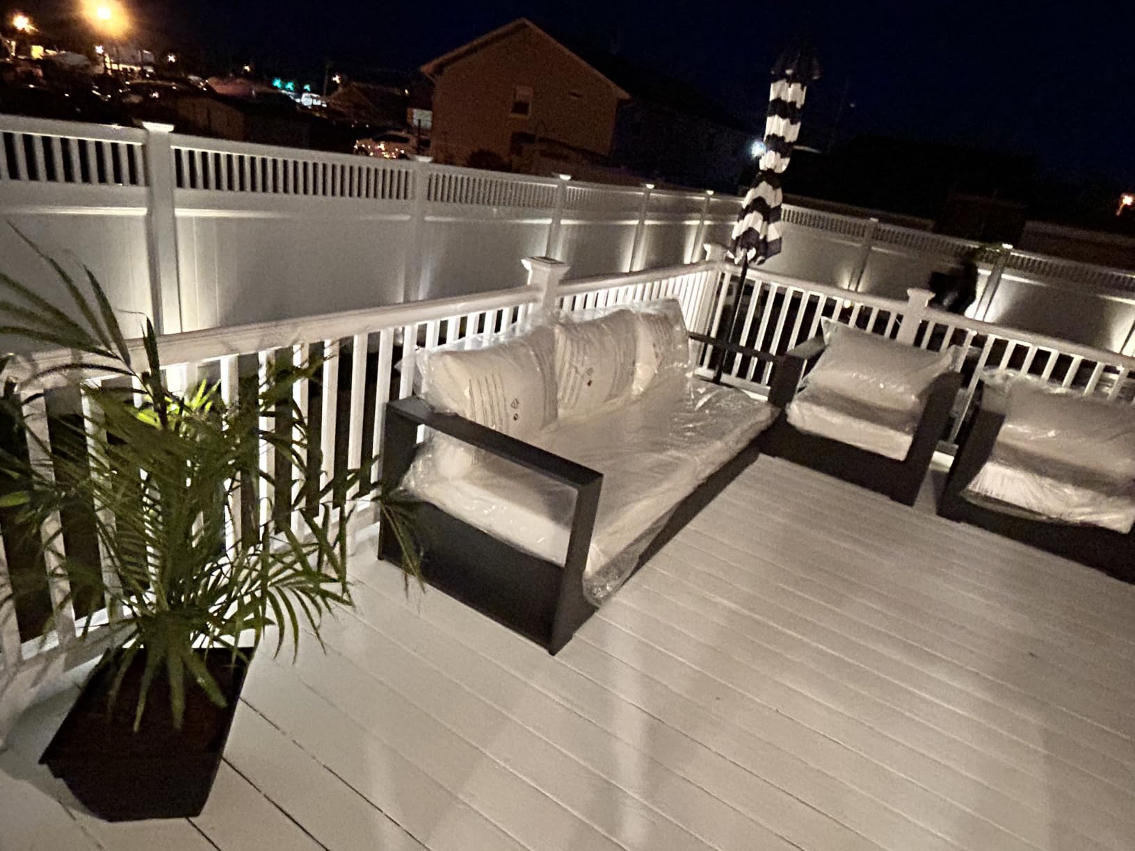 Modway Tahoe Aluminum Outdoor Patio Sofa in Gray Charcoal customer photo 2