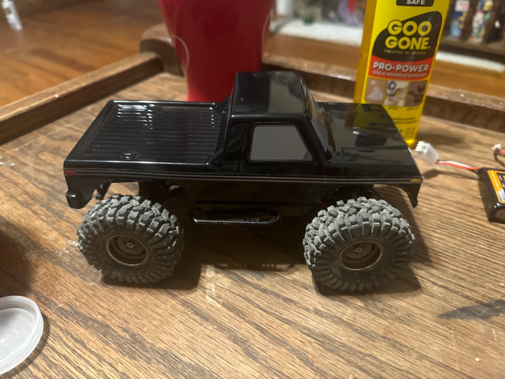 INJORA RC Clear Body with Roller Cage for 1/24 RC Tracked Car Axial SCX24 Upgrade Parts customer photo 1