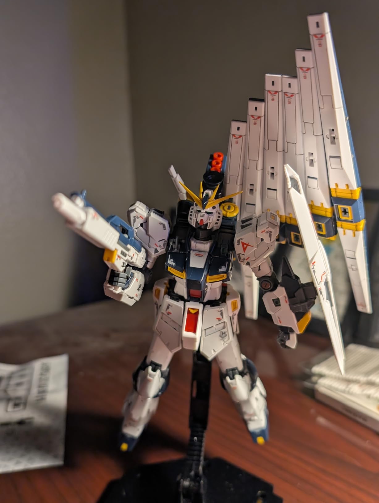 Hobby Model Action Base Display Stand, Gundam Model Stand Action Figure Stand Compatible with MG RG HG Universal Models Stand (3sets Black) customer photo 2