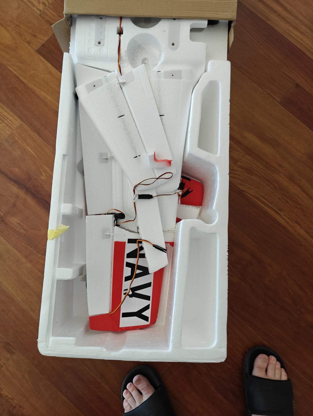 RC Airplane T-28 Trojan 1.2m BNF Basic Transmitter Battery and Charger Not Included with Smart EFL18350 customer photo 2