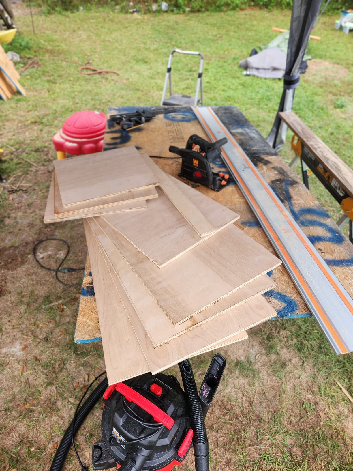 WEN Plunge Cut Circular Saw Bundle with 100-Inch Track Saw Guide Rail and Adapters customer photo 1