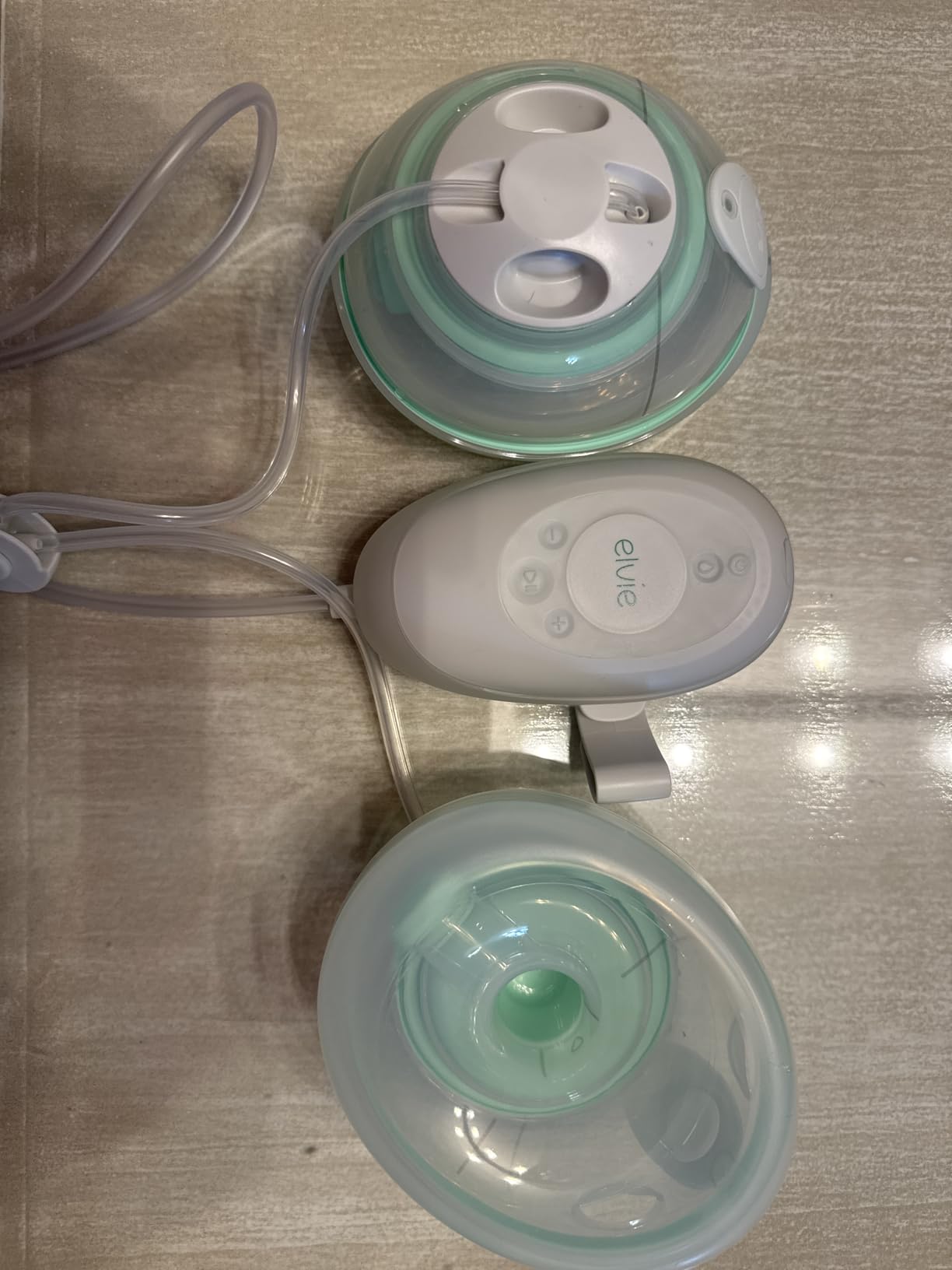 Elvie Stride Hospital-Grade, App-Controlled Breast Pump - Hands-Free, Wearable, Ultra-Quiet & Electric with 2-Modes, 10-Settings & 5oz Capacity per Cup customer photo 1