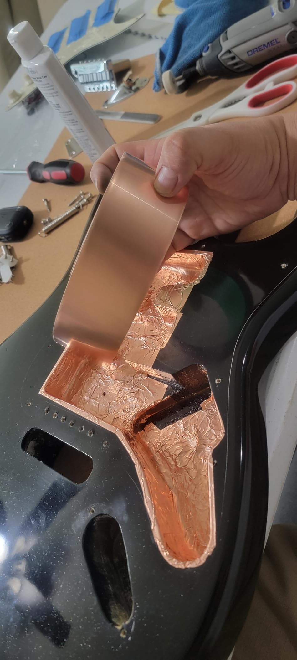 Kirecoo Copper Tape, Copper Foil Tape (2inch X 33 FT) with Conductive Adhesive for Guitar, EMI Shielding, Crafts customer photo 2