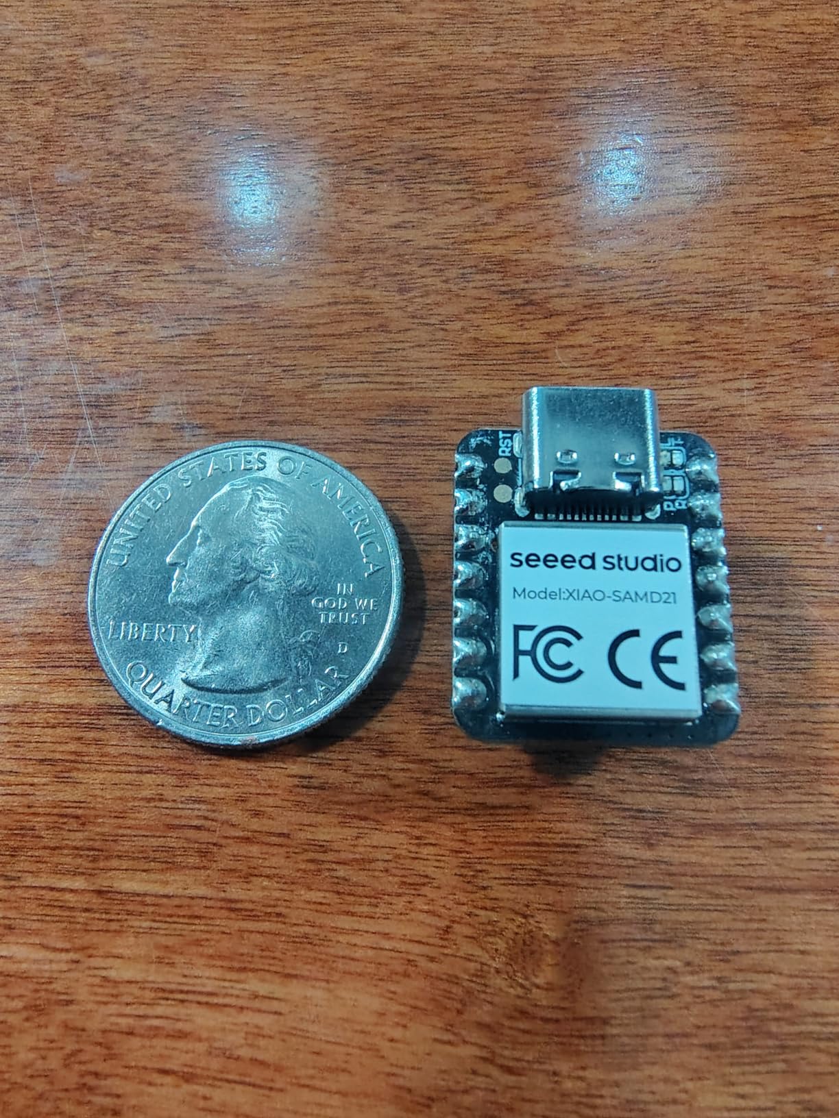Seeed Studio XIAO SAMD21 (Pre-Soldered) The Smallest Arduino Microcontroller Based on SAMD21 with Rich Interfaces, 100% Arduino IDE Compatible, designed for Projects Need Arduino Micro, 1pc. customer photo 1