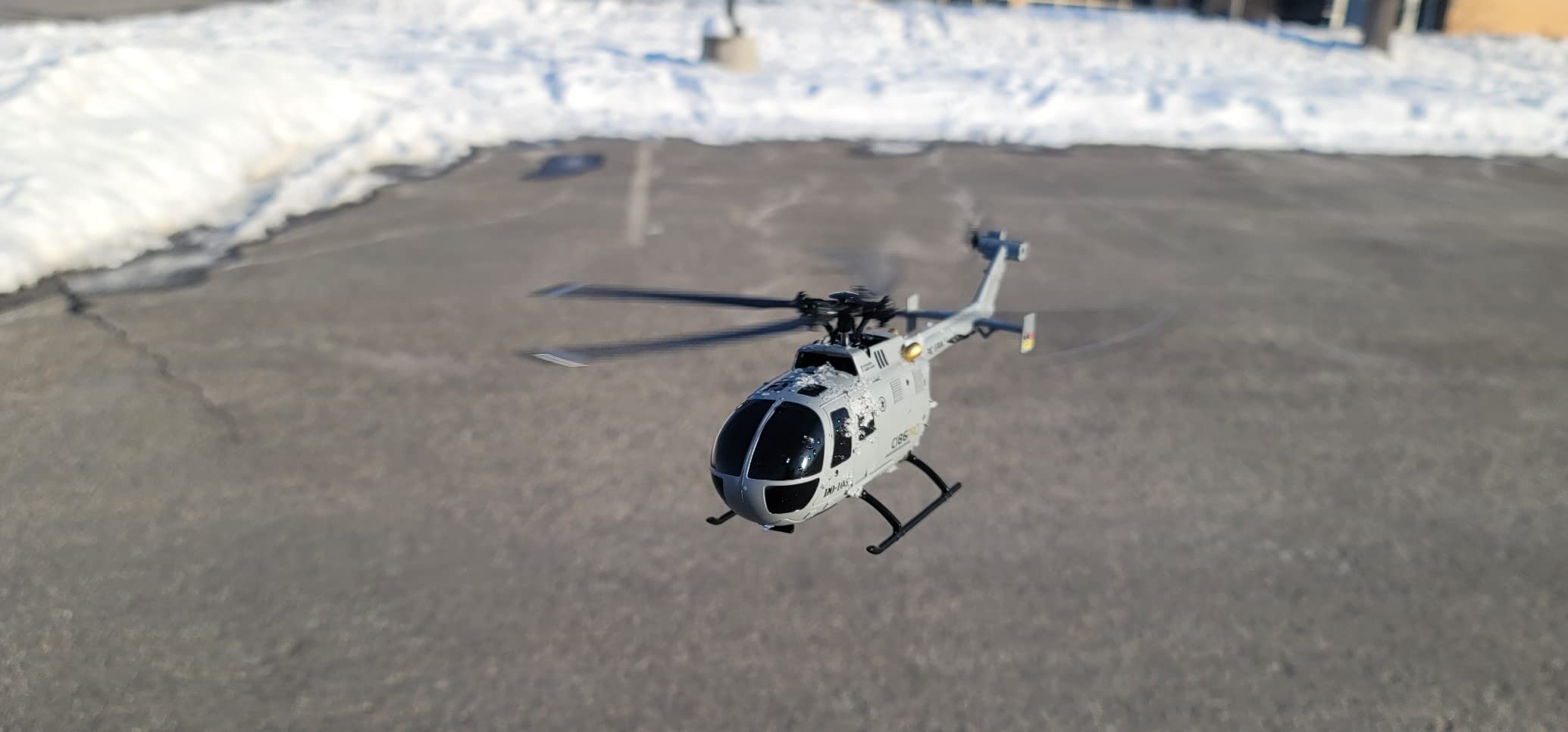 GoolRC C186 Remote Control Helicopter Remote Control Drone Single Propeller Without Ailerons 6-axis Gyro Stabilization Remote Control Airplane Altitude Hold s Adults Gray customer photo 2
