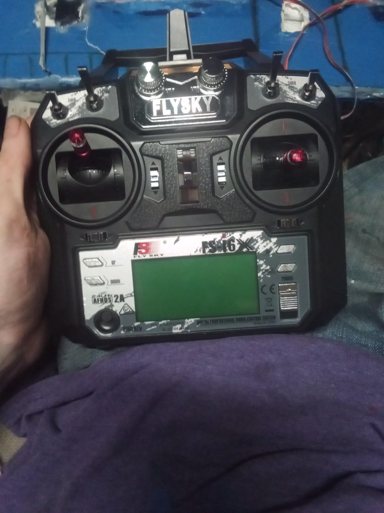 FS-i6X 10CH Radio Transmitter and Receiver FS-iA10B 2.4G RC Controller for Airplane Helicopter FPV Drone RC Quadcopter Fly in The vast Sky (Mode-2) customer photo 2