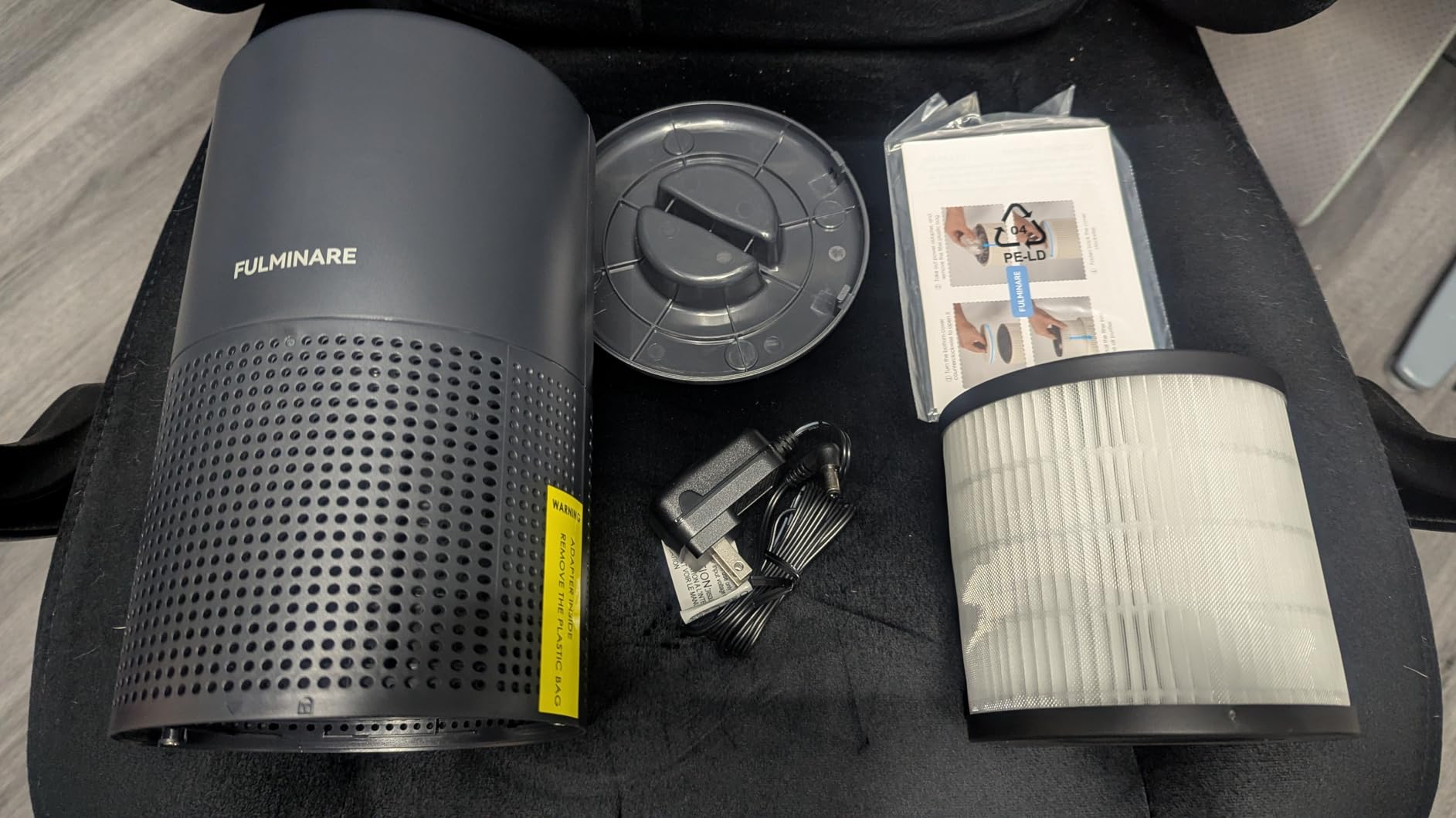 Air Purifiers for Bedroom, FULMINARE H13 True HEPA Air Filter, Quiet Air Cleaner With Night Light, Portable Small Air Purifier for Home, Office, Living Room customer photo 2
