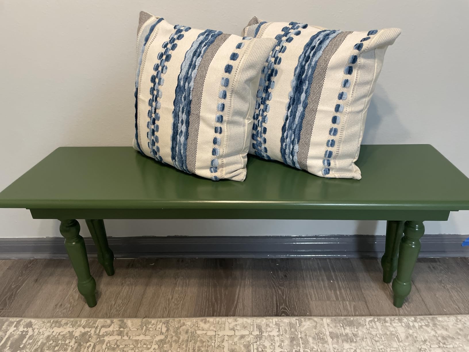 Boraam Windsor Backless Dining Bench, Equistian Green customer photo 2