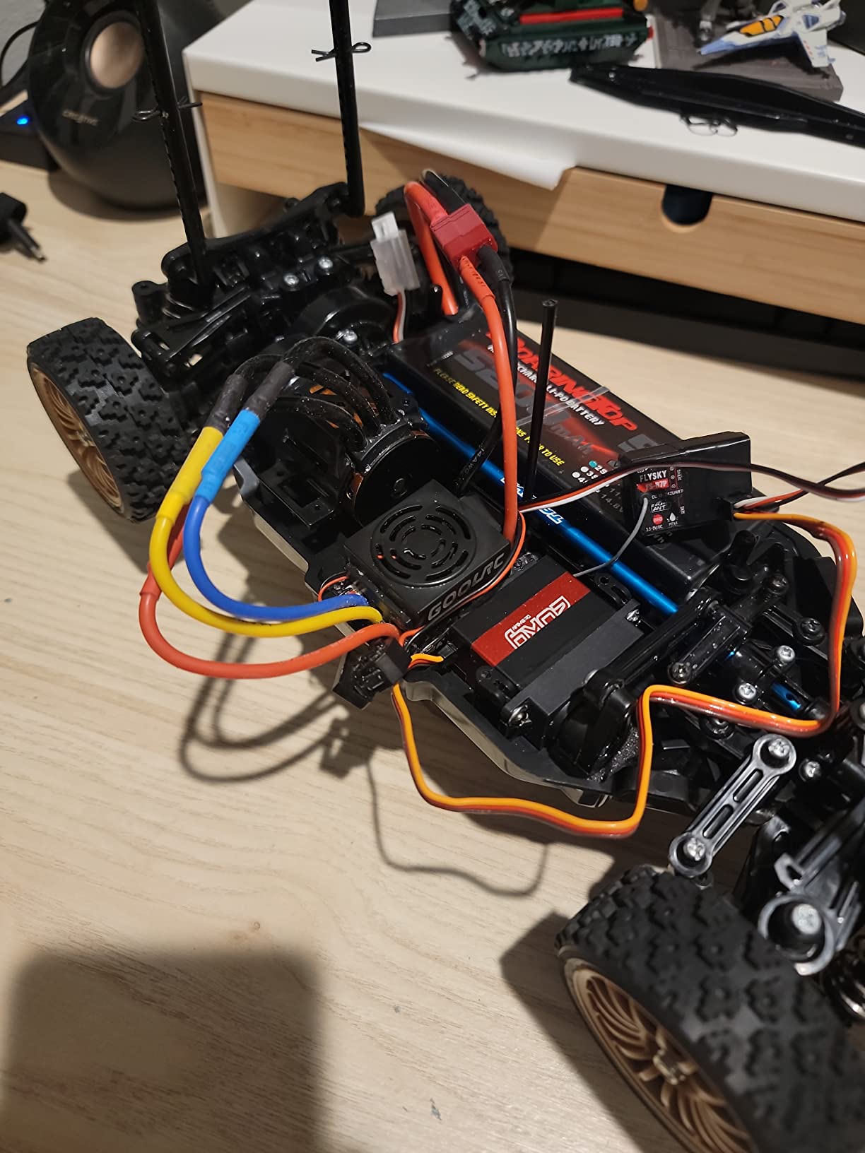 GoolRC 3650 Brushless Motor and ESC, 4300KV Brushless Motor and 60A ESC and with 20kg Servo Motor 25T Servo Arm for 1/8 1/10 RC Toys Brushless Motor and ESC Combo Gift for Modification Enthusiasts customer photo 1