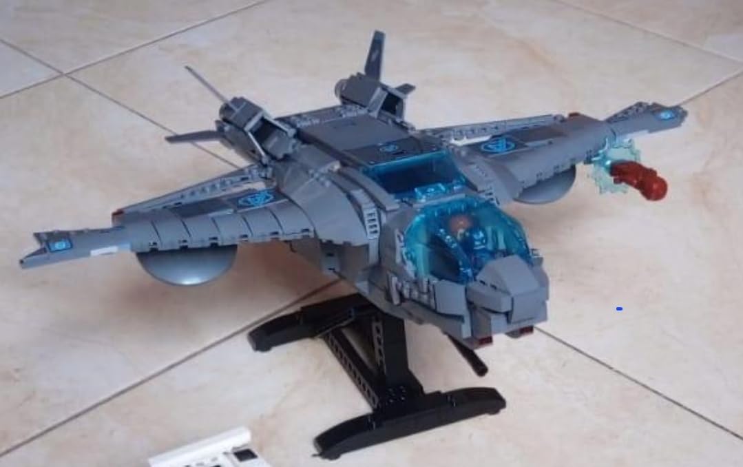 LEGO Marvel The Avengers Quinjet 76248, Spaceship Building Toy Set with Thor, Iron Man, Black Widow, Loki and Captain America Minifigures, Infinity Saga customer photo 2