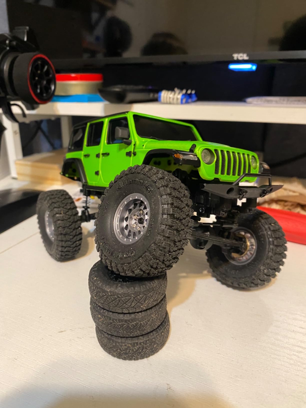 RC Brass Hex Hub Adapters with Brake Disc for 1/18 Scale Kyosho Mini Z 4x4 Jimny customer photo 1