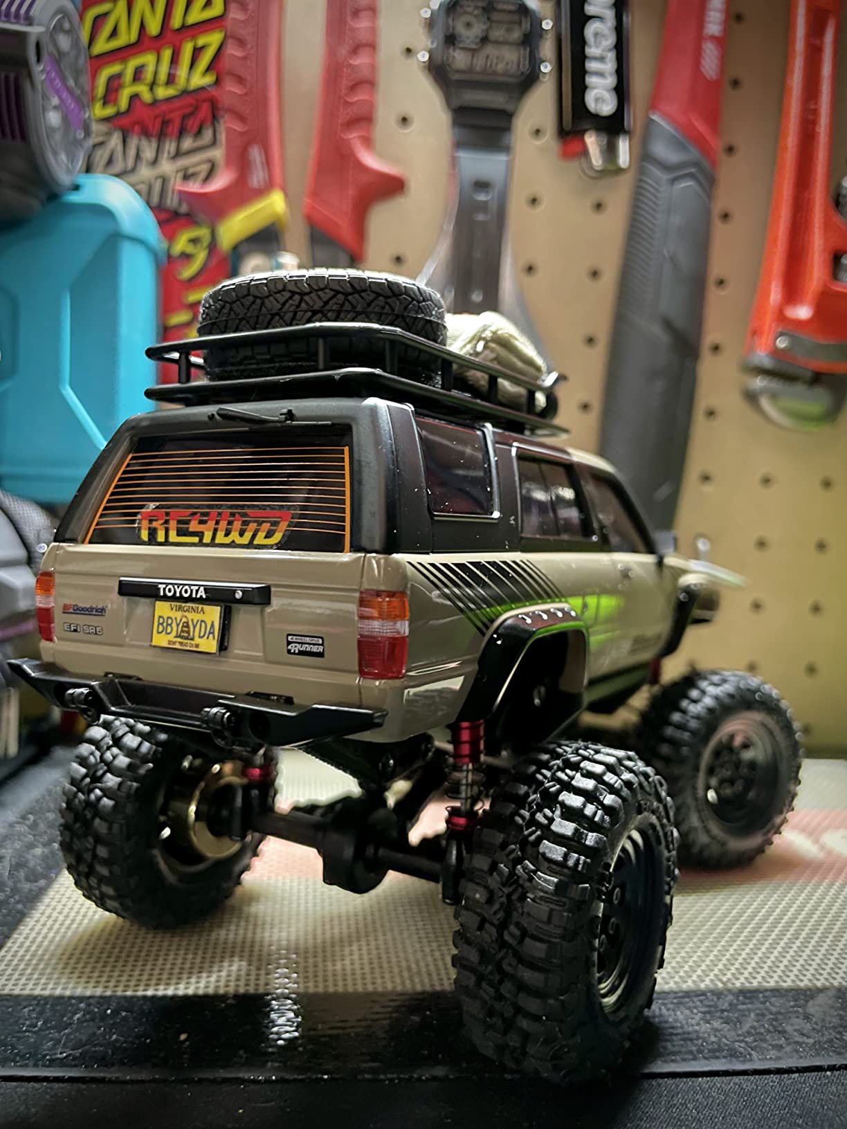 RC Brass Hex Hub Adapters with Brake Disc for 1/18 Scale Kyosho Mini Z 4x4 Jimny customer photo 2