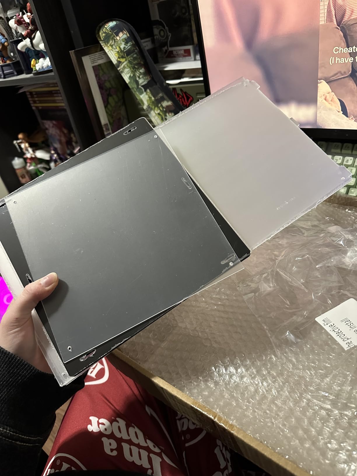 Clear Acrylic Display Case, Self-Assemble Showcase for Collectibles, Action Figures, Dolls- Alternative Glass Box for Commemorative Gifts (17.7x8x8 inch, 45x20x20 cm) customer photo 2