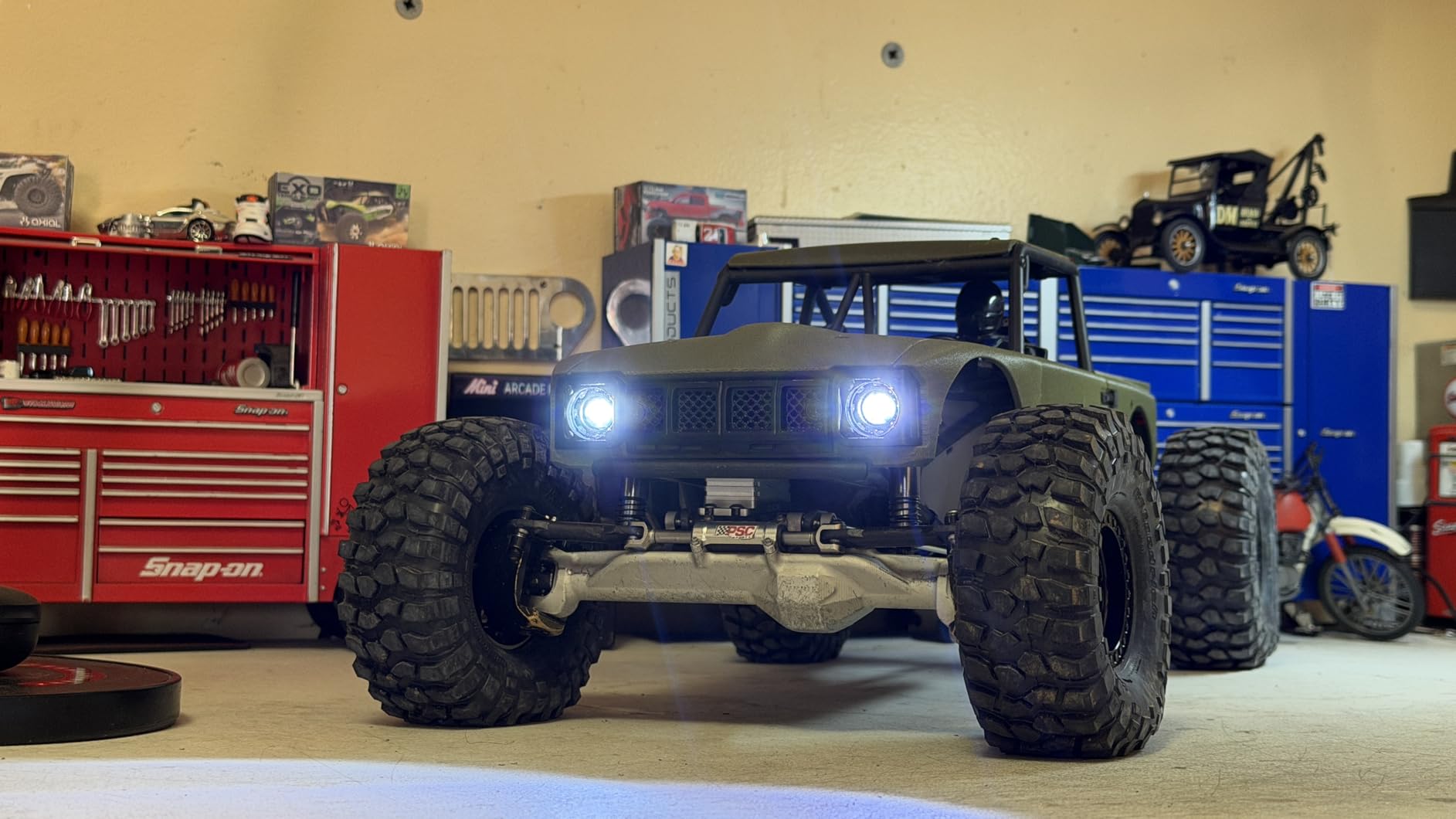 RC LED Lights Headlights Angel Eye Lights for VP VS4-10 Phoenix 1/10 RC Off-Road Car customer photo 1