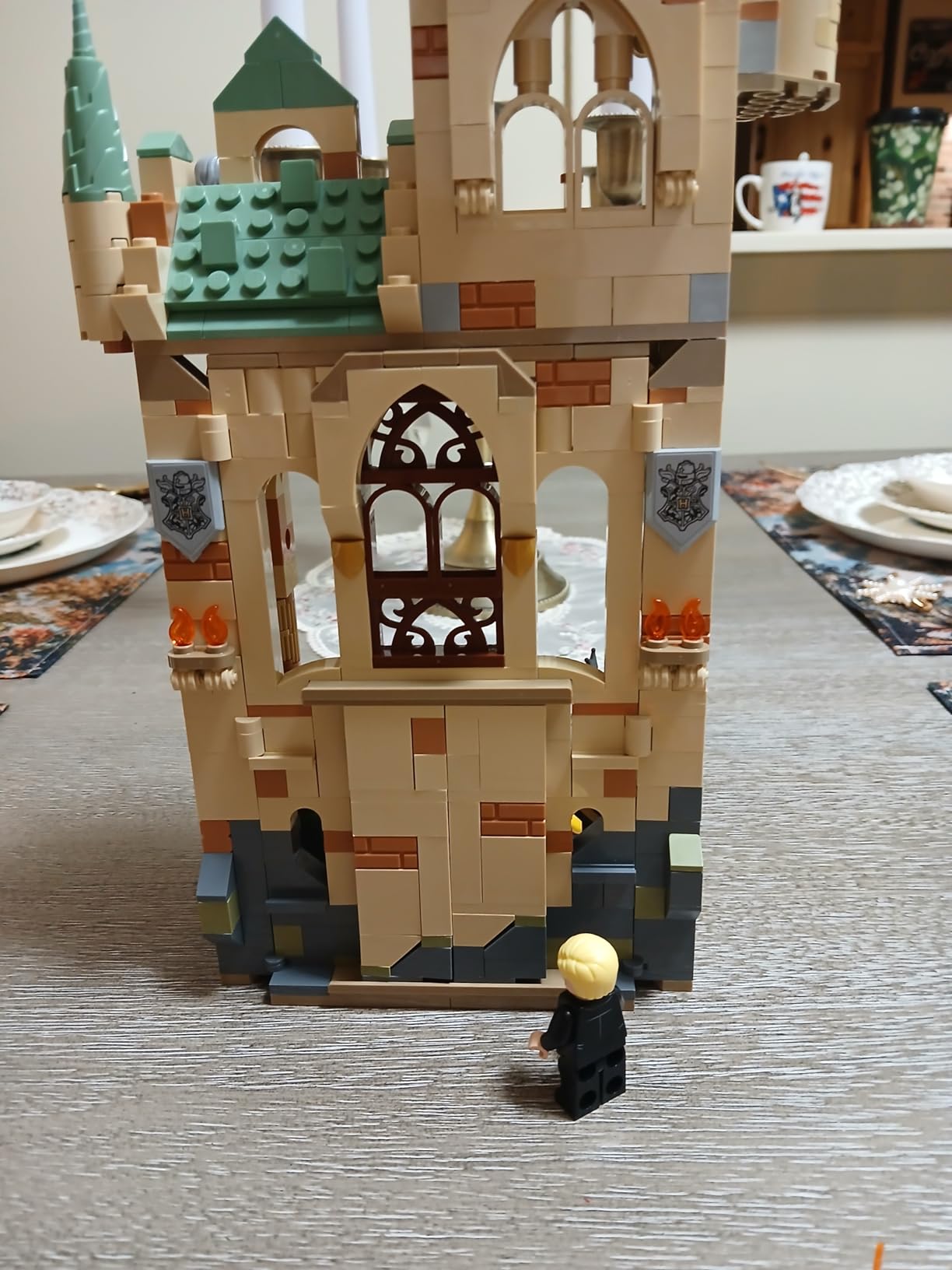 LEGO Harry Potter Hogwarts: Room of Requirement Building Set 76413 Castle Building Toy from Harry Potter Movie Featuring Harry, Hermione and Ron Mini Figures, Wands, Fire Serpent, and Deathly Hallows customer photo 1