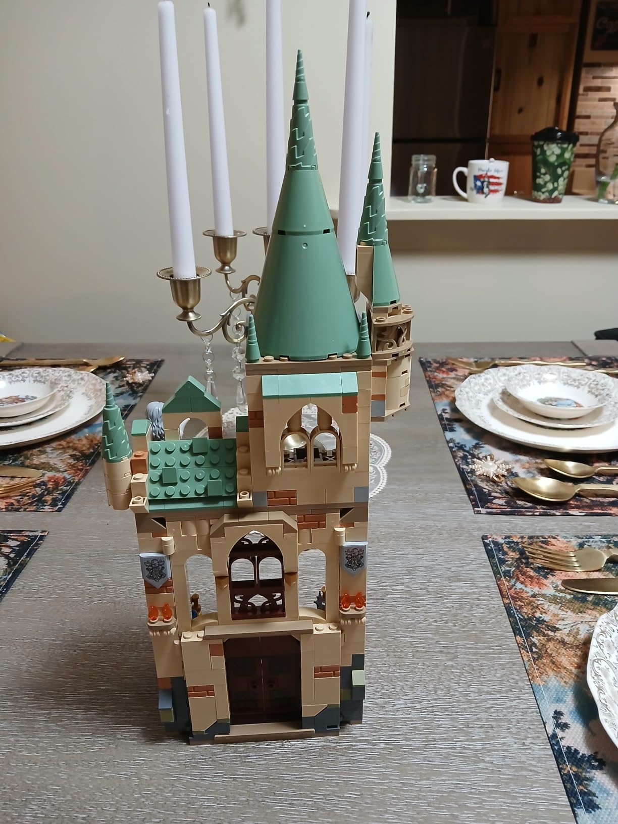LEGO Harry Potter Hogwarts: Room of Requirement Building Set 76413 Castle Building Toy from Harry Potter Movie Featuring Harry, Hermione and Ron Mini Figures, Wands, Fire Serpent, and Deathly Hallows customer photo 2
