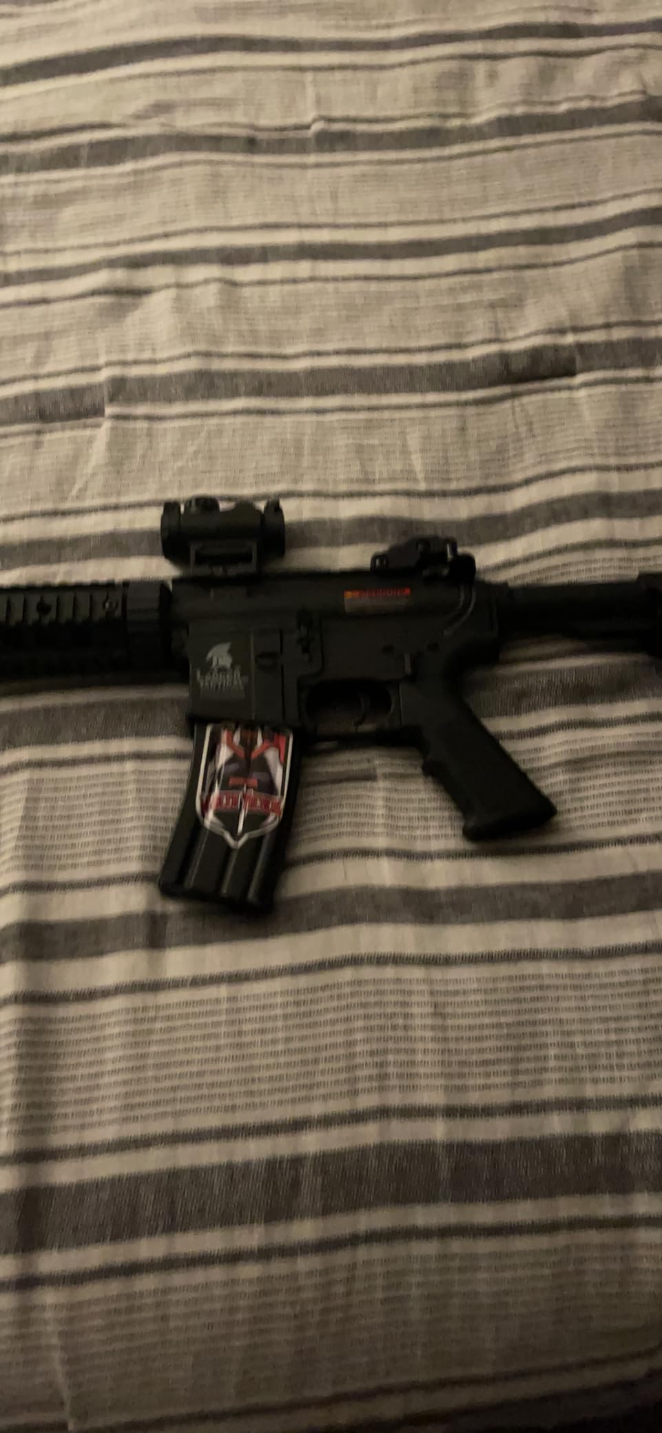 Lancer Tactical Gen 2 New Wave M4 SD Carbine Nylon Polymer Airsoft AEG Gun w/High Speed MidCap Magazine, Battery, Charger & 1000 Rounds BBS Included customer photo 1