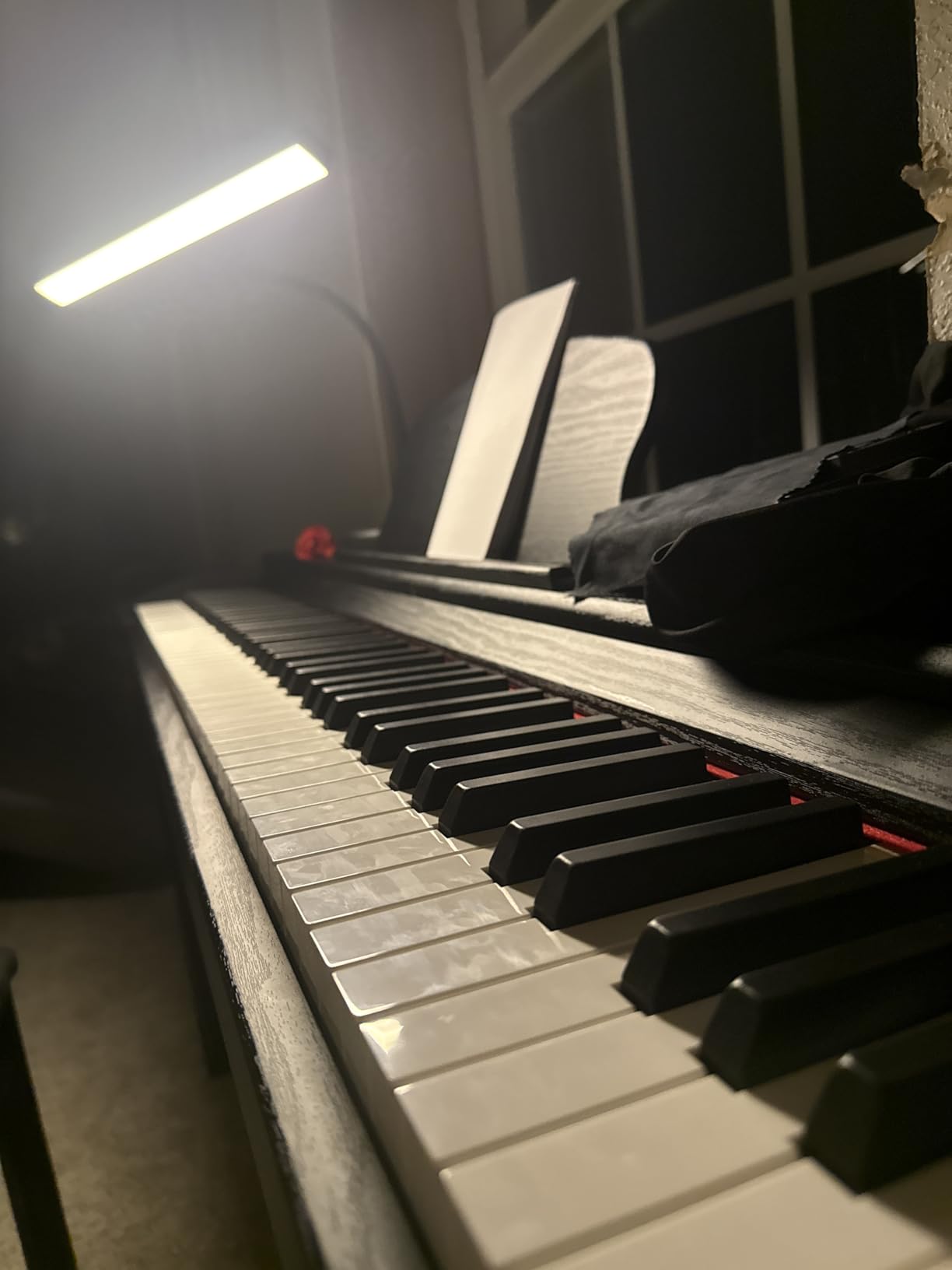 AODSK 88-Key Weighted keyboard piano, Hammer Action Digital Piano with Speakers, Furniture Stand and Triple Pedals, piano keyboard 88 keys Beginner's Course- Support Headphones, Piano Lessons, B-83S customer photo 2