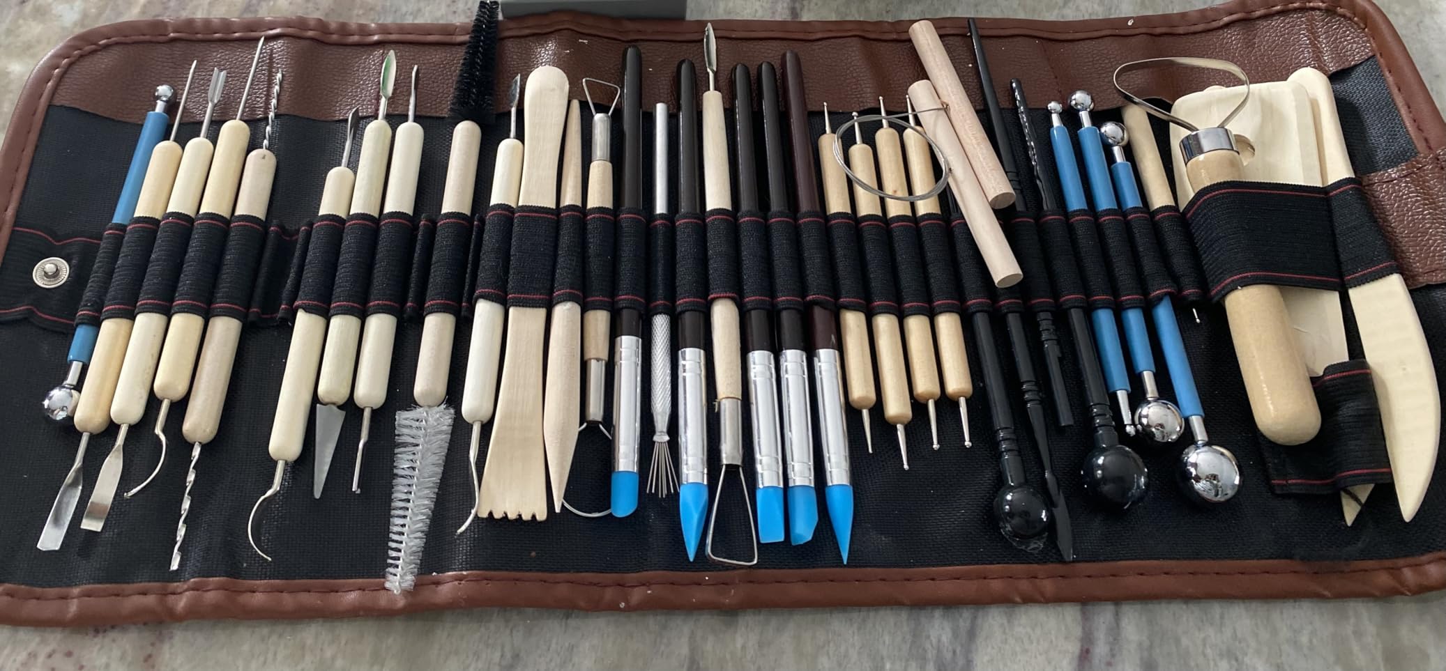 ReArt Natural Air-Dry Modeling Clay - 10LBs with 40 Pcs Pottery Sculpting Tool Set, All-Purpose Clay (Gray) customer photo 1