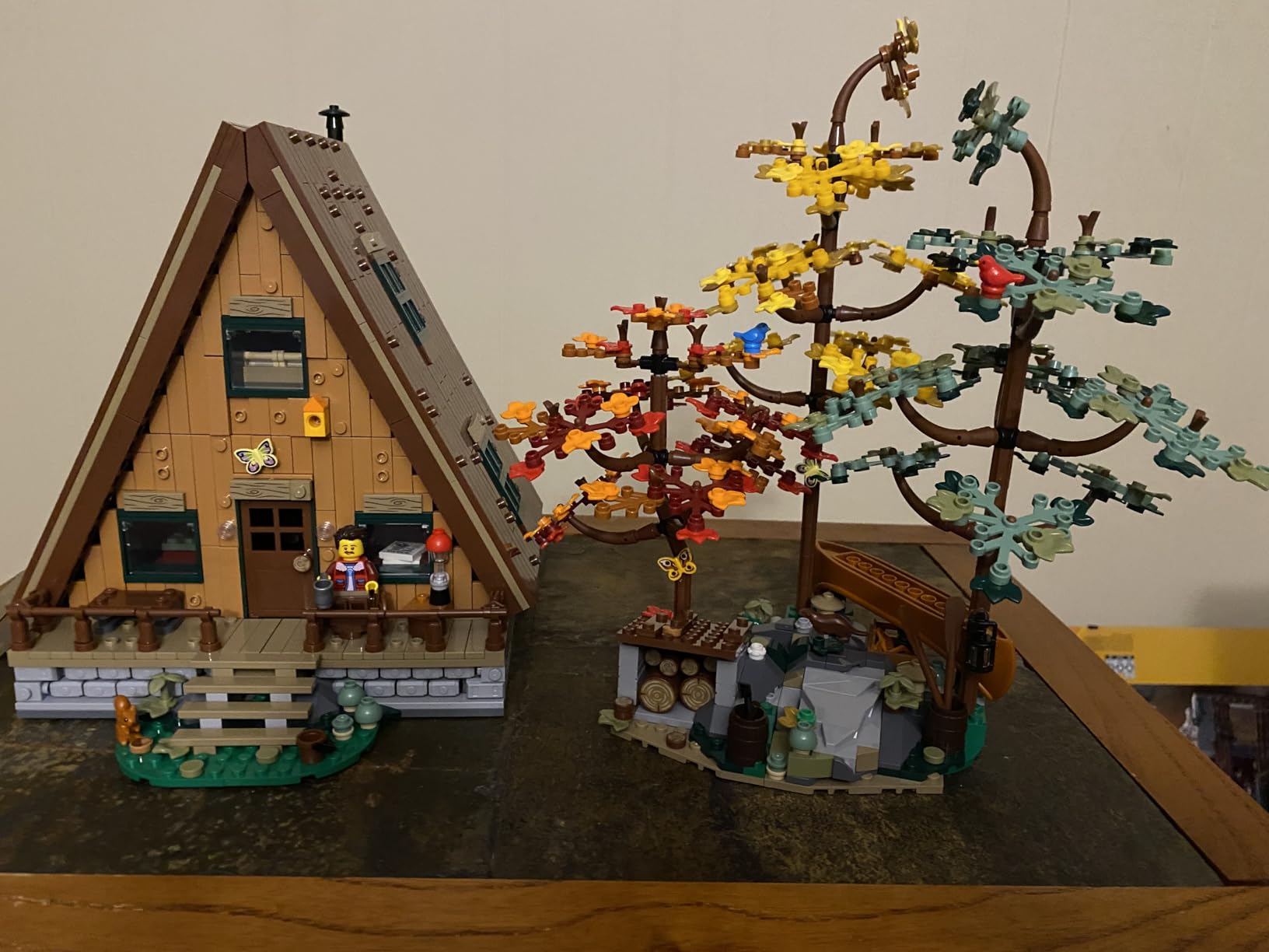 LEGO Ideas A-Frame Cabin Building Set for Adults - Detailed DIY Miniature House Model Kit, Ages 18+ Years - Gifts for Men & Women - 21338 customer photo 2