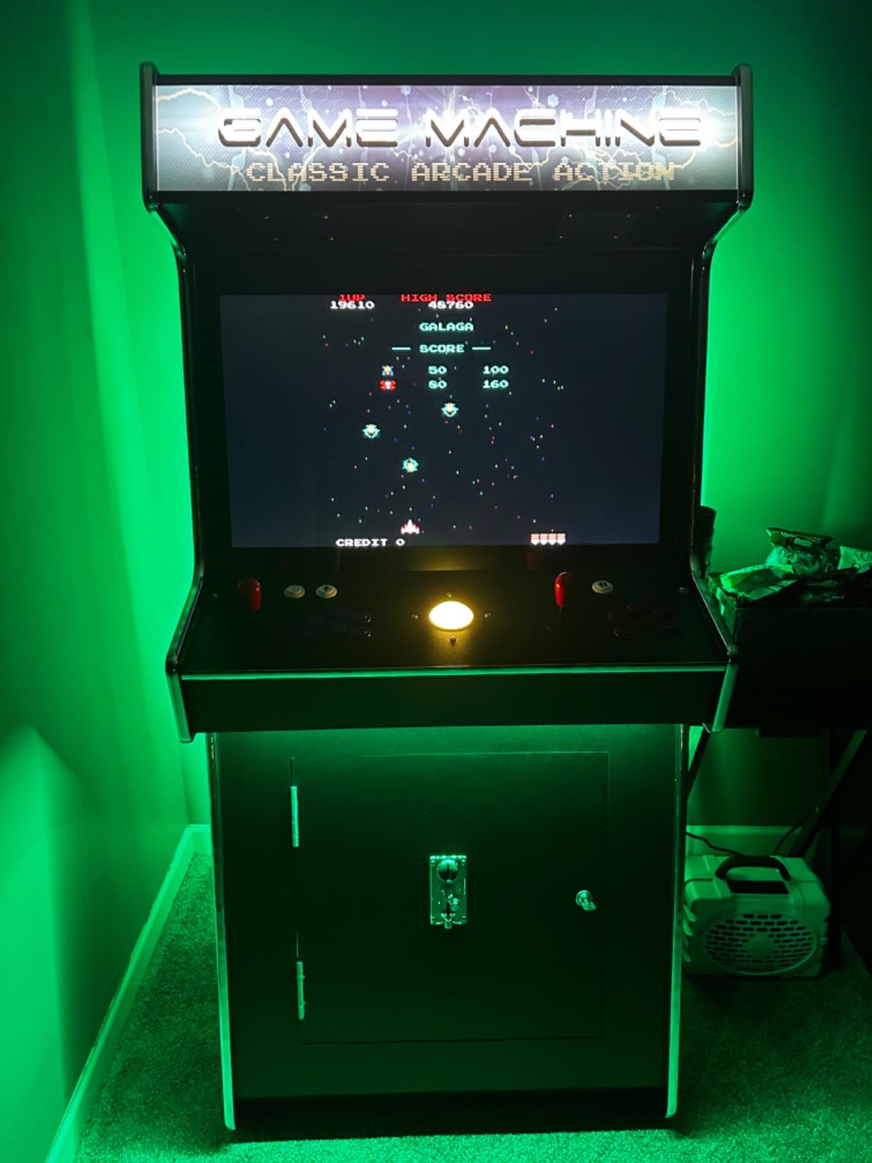 Top Us Video Arcades Full Size Commercial Grade Upright Standup Arcade Machine 2 Player 4500 Games 32 inch Screen Black with 2 Shooting Guns customer photo 1