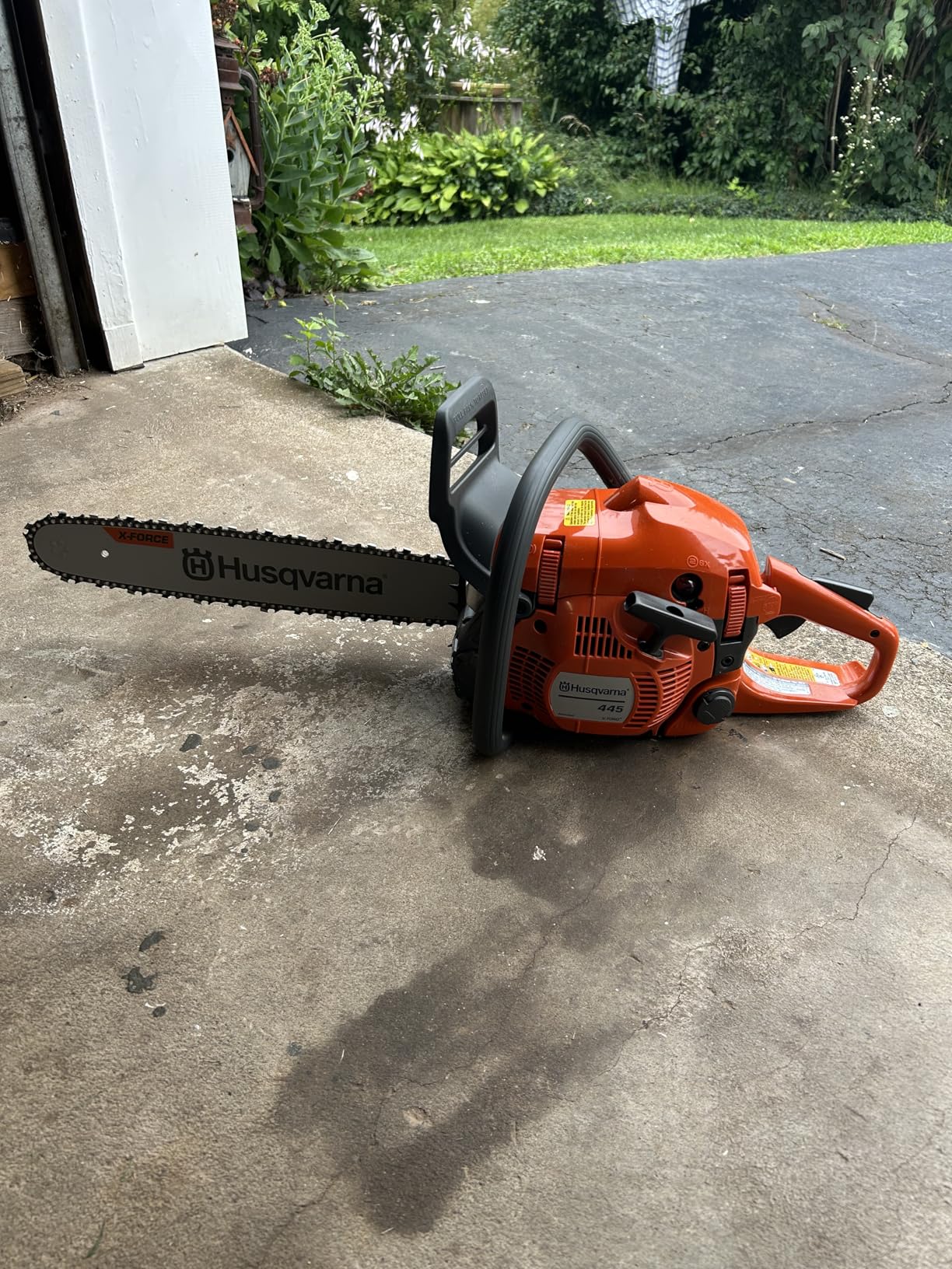 Husqvarna 455 Rancher Gas Chainsaw, 55-cc 3.5-HP, 2-Cycle X-Torq Engine, 20 Inch with Automatic Oiler customer photo 1