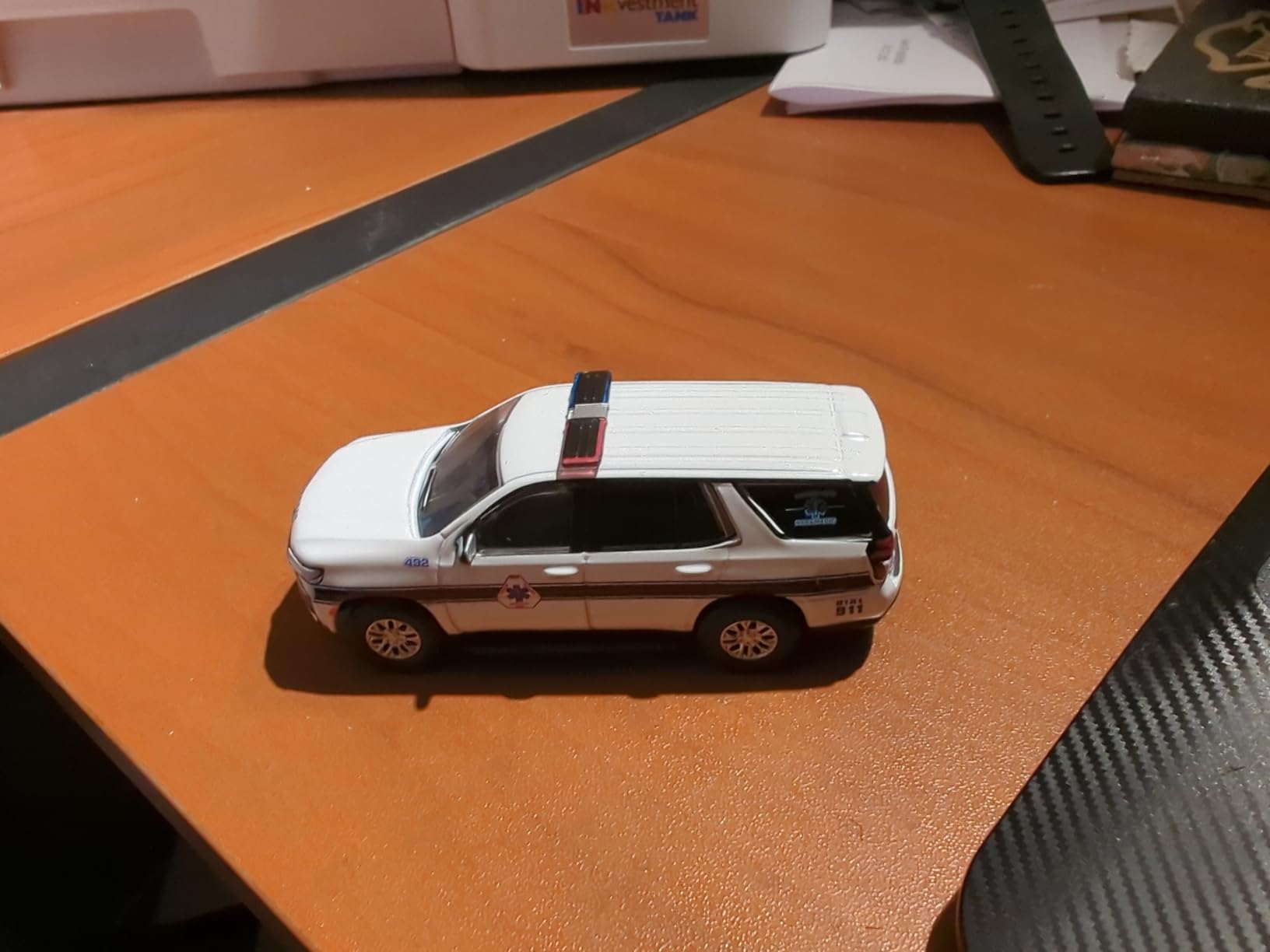 Greenlight 67040-F First Responders Series 1 - 2021 Chevy Tahoe - Blooming Grove Volunteer Ambulance Corps Paramedic - Washingtonville, New York 1/64 Scale Diecast customer photo 1