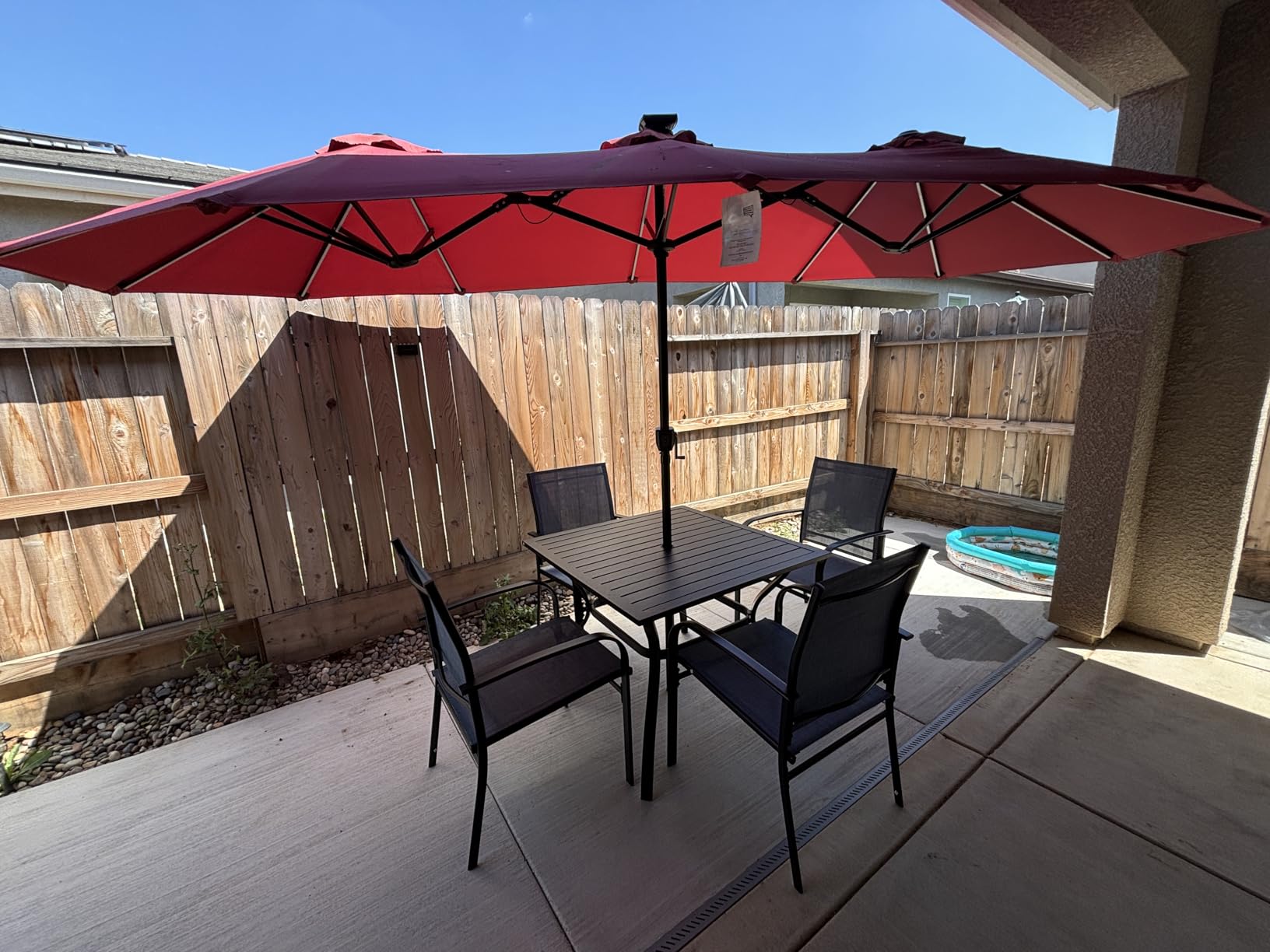 SUNSHINE VALLEY 5 Piece Patio Dining Set for 4, 42