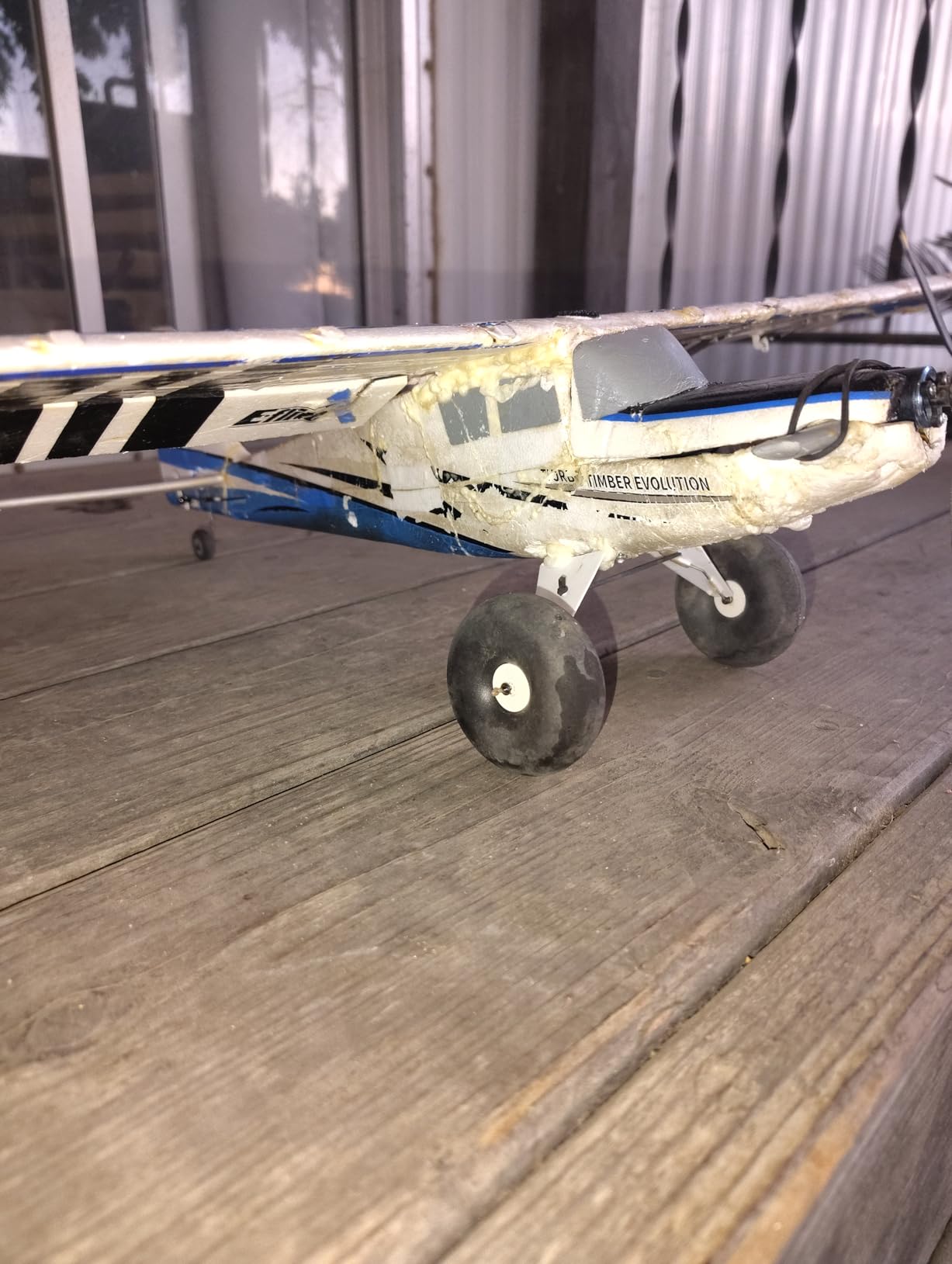 E-flite RC Airplane UMX Turbo Timber Evolution BNF Basic Transmitter Battery and Charger Not Included with AS3X and Safe EFLU8950 Airplanes B&F Electric customer photo 2