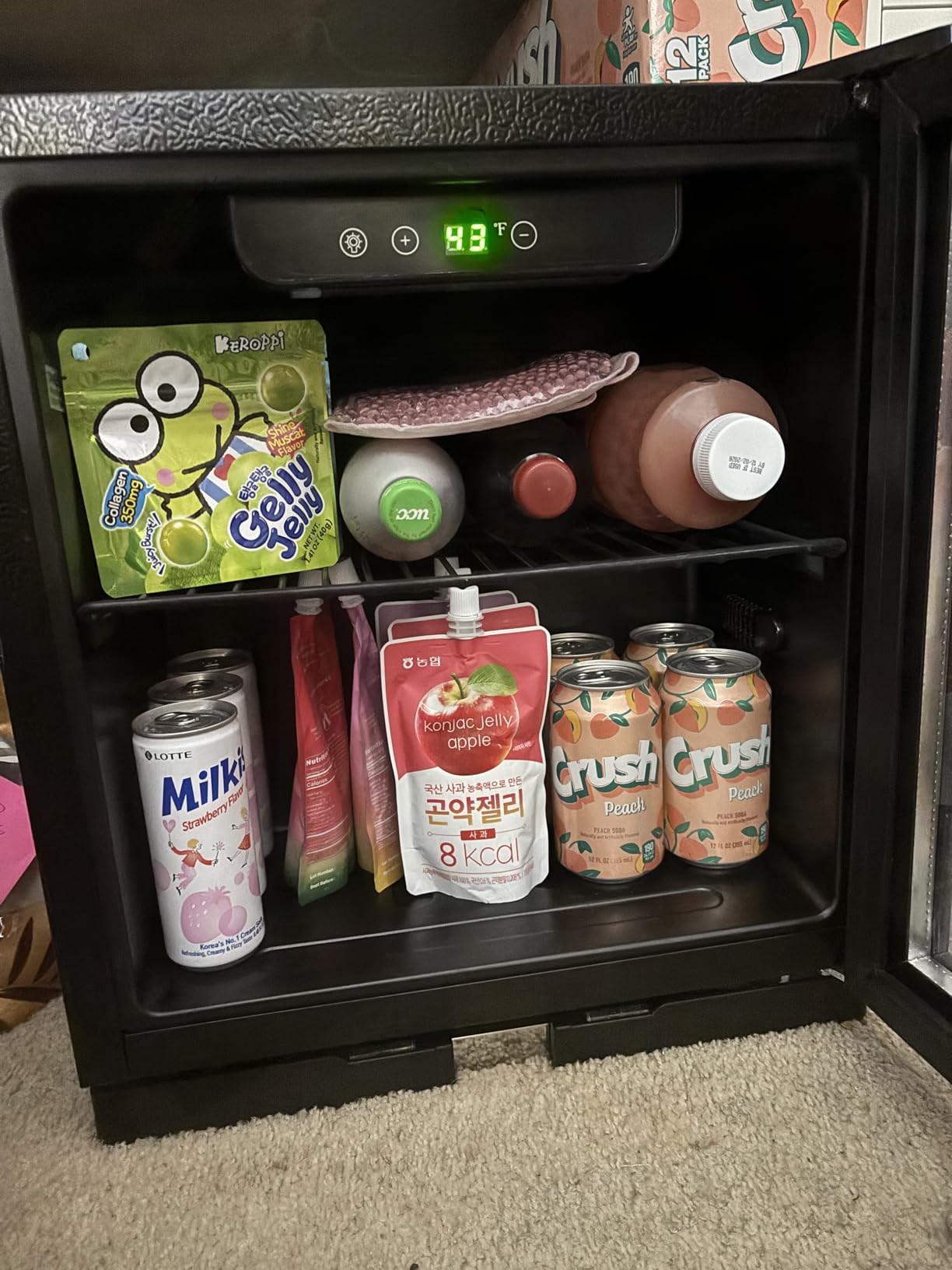 Antarctic Star Beverage Refrigerator Cooler 68 Can, Mini Fridge with Glass Door for Beer Drinks Wine, Freestanding Small Fridge with Electronic Temperature Control for Home and Bar, 1.7 cu.ft customer photo 1