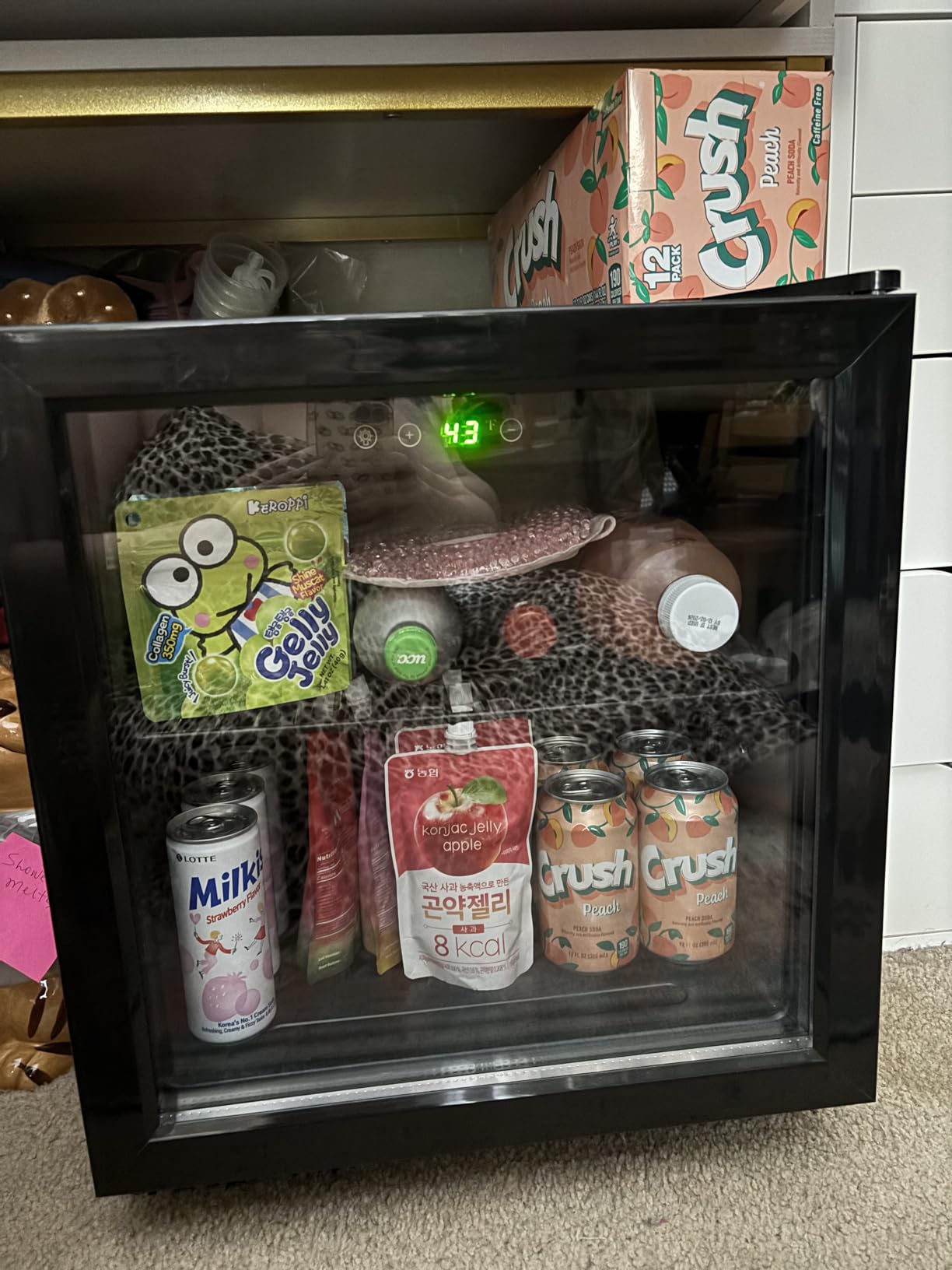 Antarctic Star Beverage Refrigerator Cooler 68 Can, Mini Fridge with Glass Door for Beer Drinks Wine, 1.7 cu.ft customer photo 2