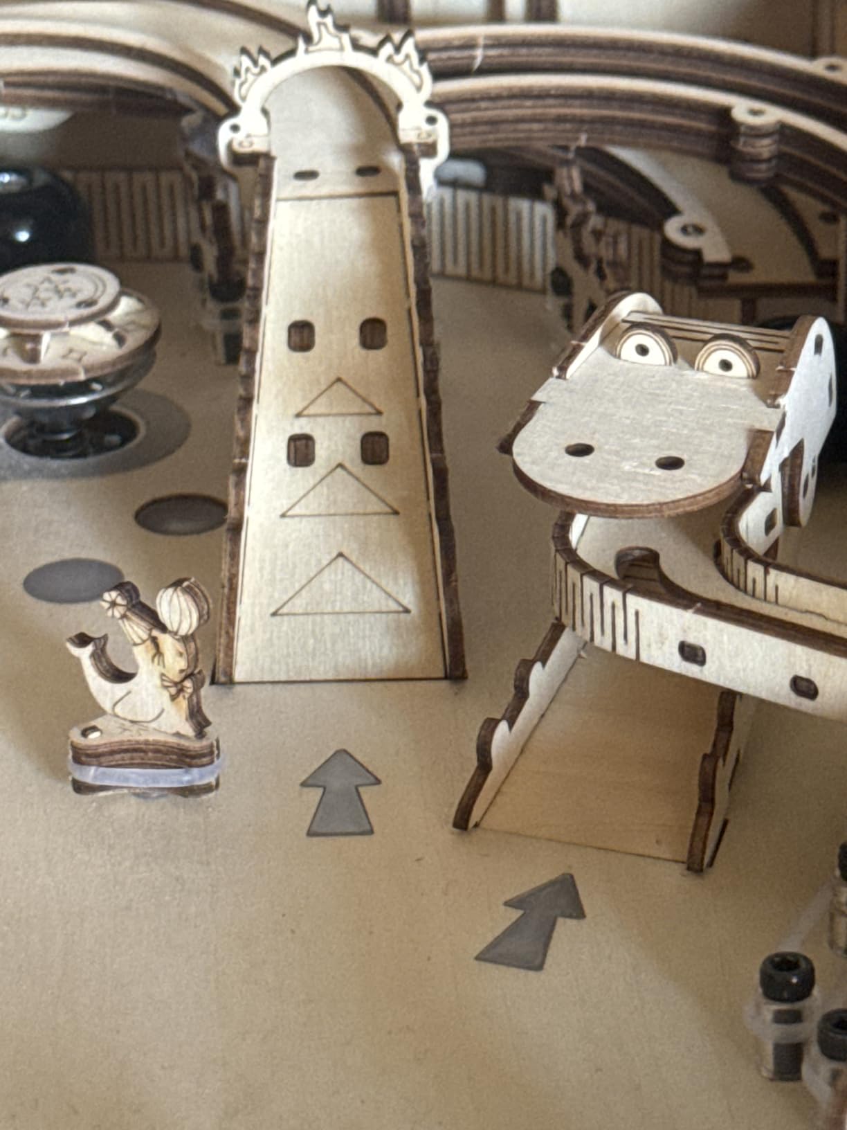 ROKR Miniature Pinball Machine-3D Wooden Puzzles for Adults-DIY Wood Model Kits for Adults-Toy Gifts for Ages 14 and Up customer photo 2