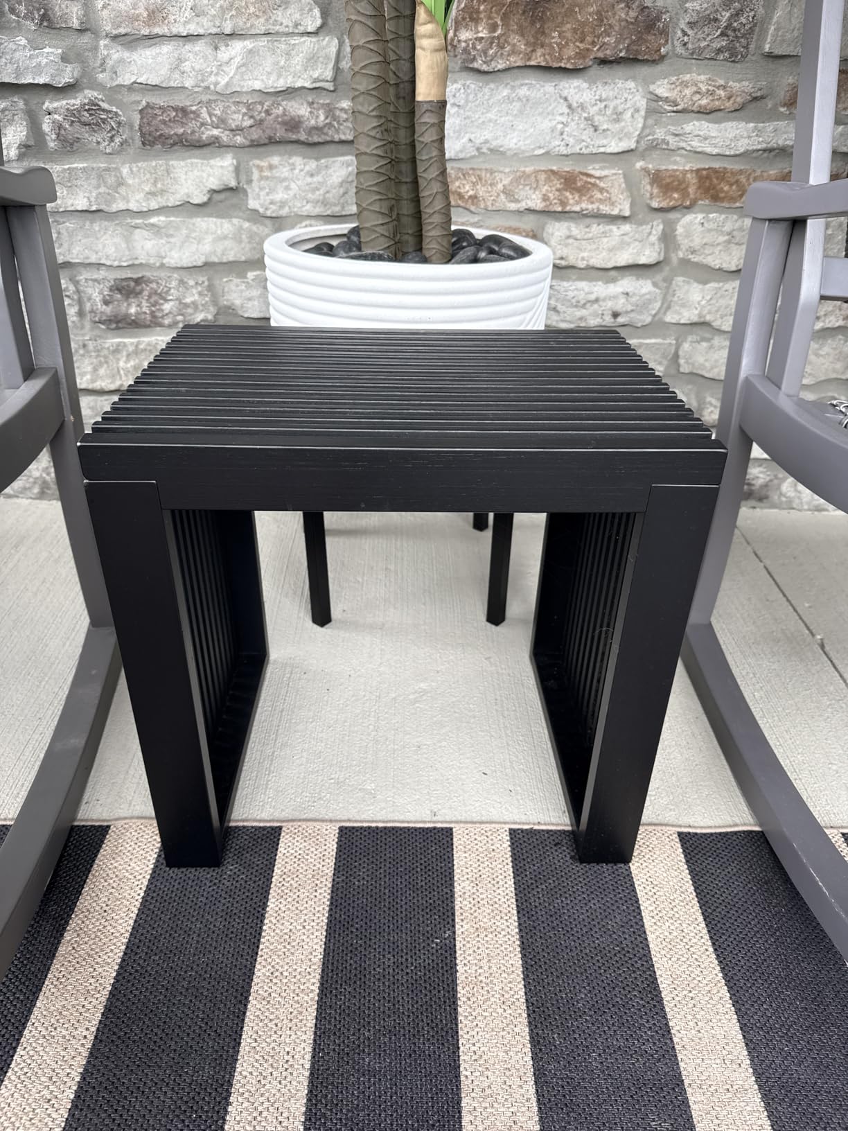 APRTAT Bamboo Dining Bench, 35 inch Farmhouse Indoor Kitchen Table Bench customer photo 2