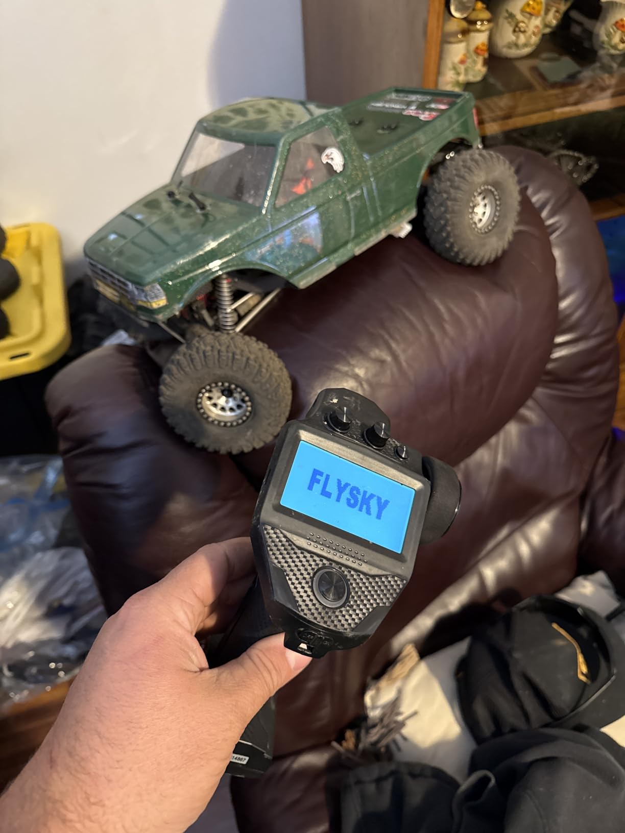 FS-G7P+ (FS-G7P Upgraded Version) RC Transmitter and Receiver FS-R11P Fly 2.4GHz Sky Surface 10-Channels Radio Controller System for RC Crawler, Buggy, Cars and Boats customer photo 1
