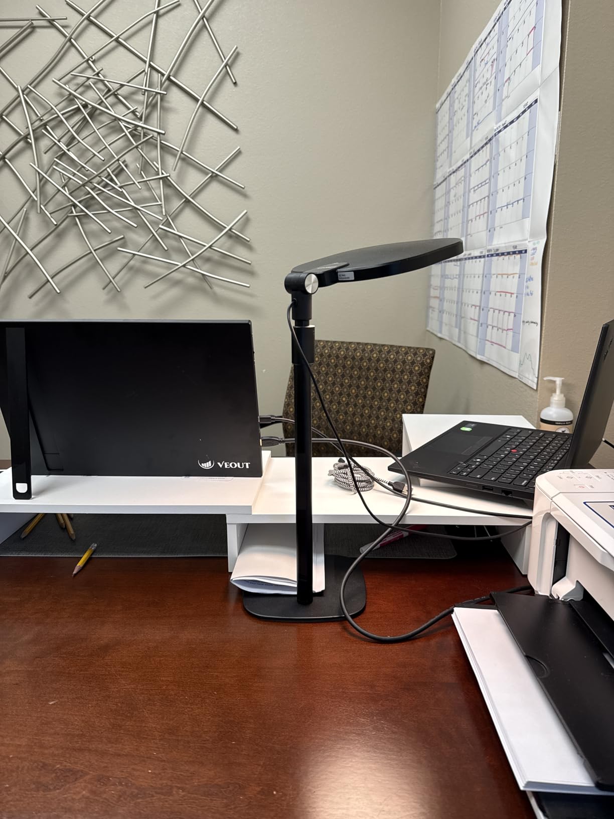 LitONES Video Conference Lighting for Zoom Meeting, Ring Light for Desk with Flexible Stand, 30 Light Modes Ring Light for Computer, Video Lights & Memory Func for Video Calls, Live Stream, Webcam customer photo 1