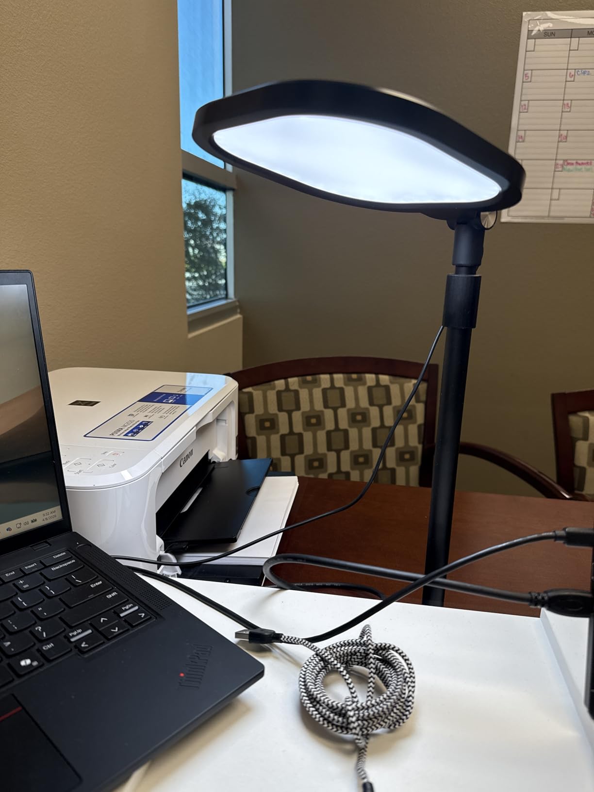 LitONES Video Conference Lighting for Zoom Meeting, Ring Light for Desk with Flexible Stand, 30 Light Modes Ring Light for Computer, Video Lights & Memory Func for Video Calls, Live Stream, Webcam customer photo 2