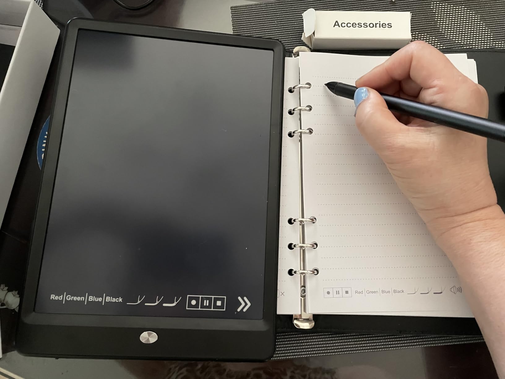Ophayapen Smart Pen for Note Taking with Digital Smart Notebook and Writing Board, Real-time Sync for Digitizing, Convert to Text, Storing, Sharing Paper Notes via APP on Smartphone(Android and iOS) customer photo 1