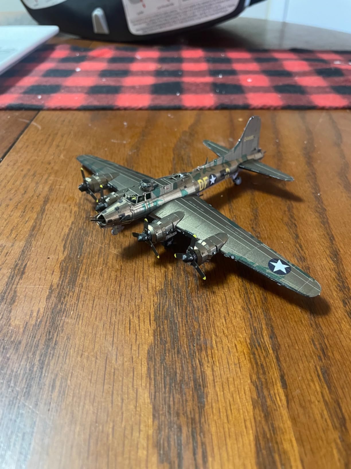 Metal Earth B-17 Flying Fortress Color 3D Metal Model Kit customer photo 1