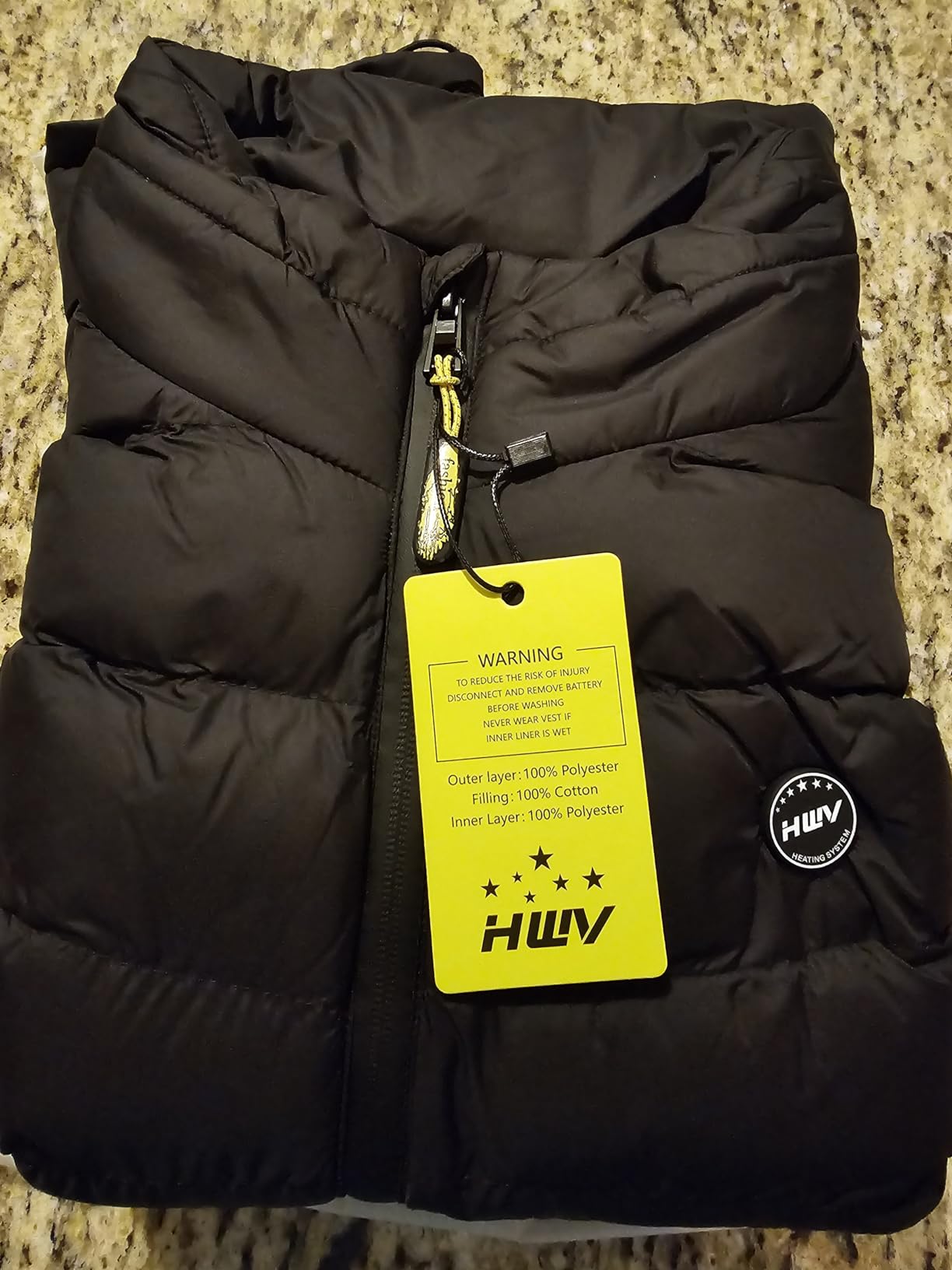 HWV Heated Vest for Men and Women, Rechargeable with 10000mAh Battery Pack Included, Men's Heating Vest customer photo 1