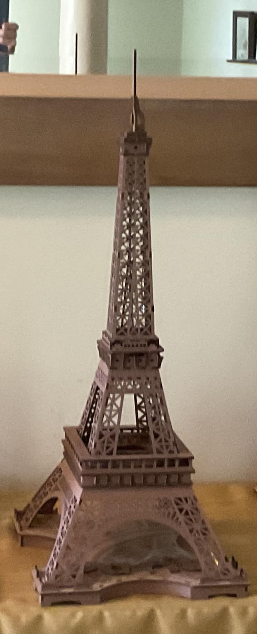 ROBOTIME 3D Puzzle for Adults DIY Model Building Kit Wooden Eiffel Tower Craft Kit Architecture Toy Set Brain Teaser Gifts for Friend customer photo 2