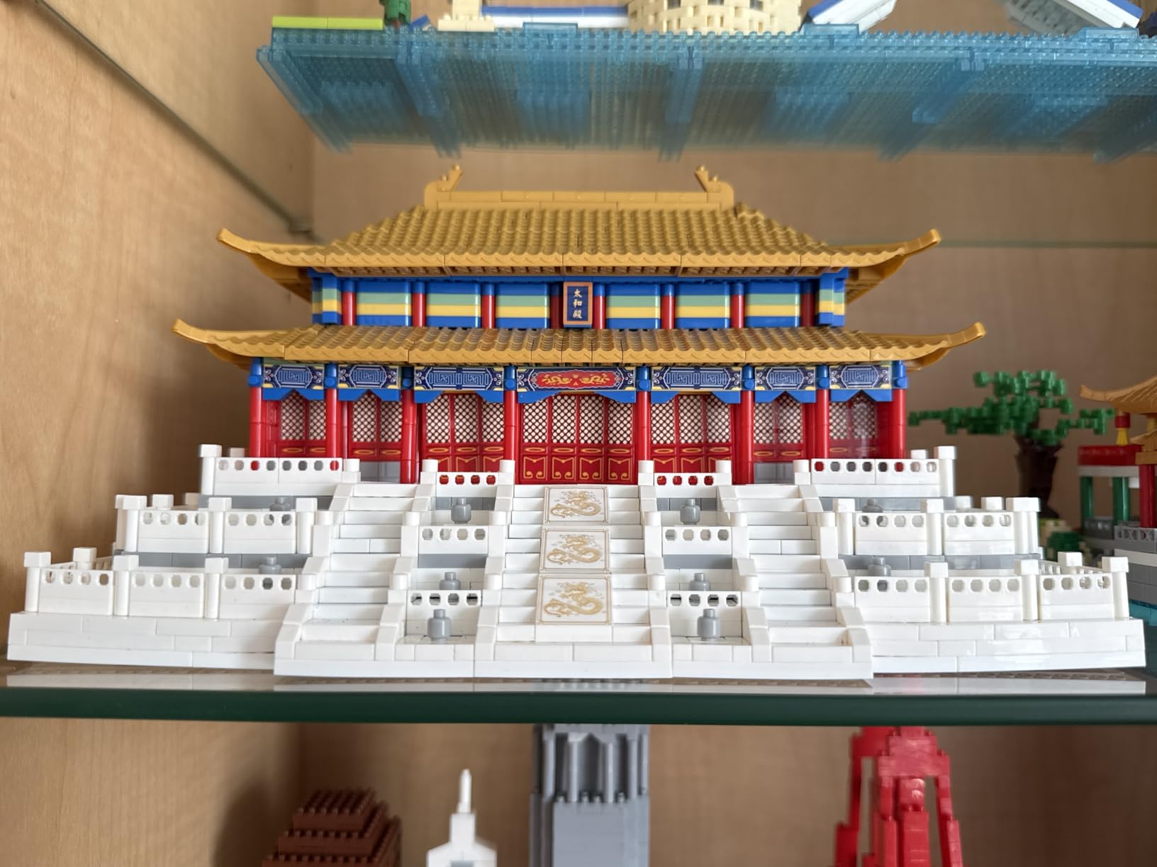 Chinese Architecture Building Block Set, Yellow Crane Tower with Cherry Blossom Tree Micro Building Kit for Adults, Collectible Miniature Model, Historic Temple Landmark DIY Creative Gift ( 2200PCS ) customer photo 2
