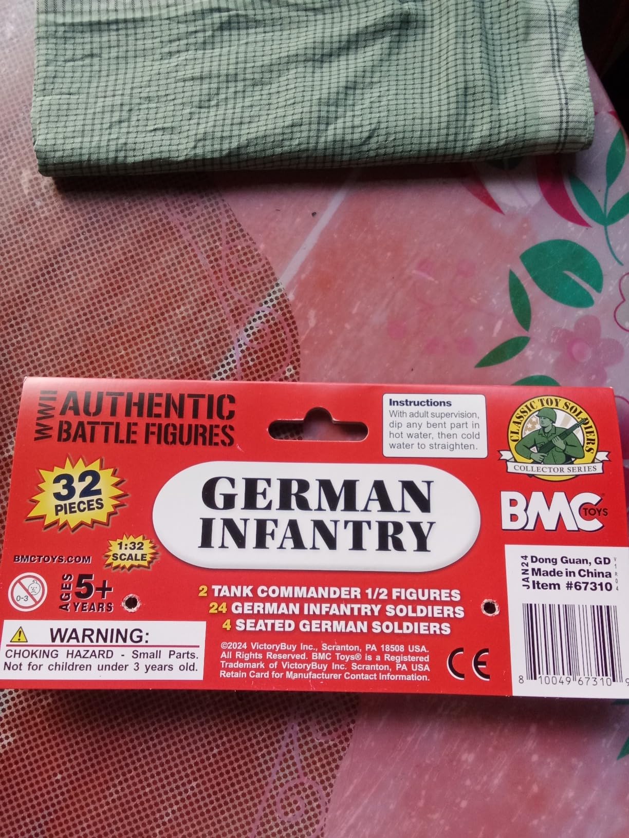 BMC CTS WW2 German Infantry Plastic Army Men - 32pc Gray Soldier Figures customer photo 2