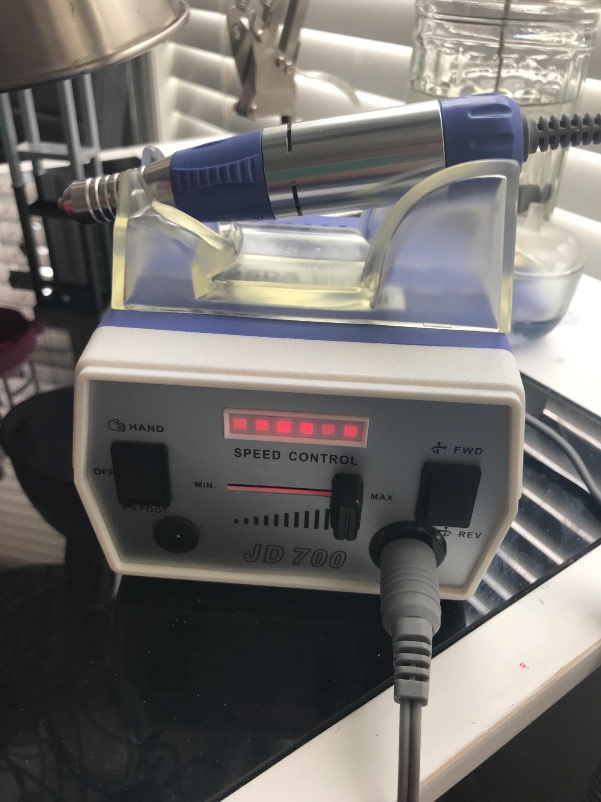 Makartt Nail Drill Professional, 35,000RPM Electric Nail File, 60W Coreless Motor, 2-in-1 Desktop & Portable customer photo 2