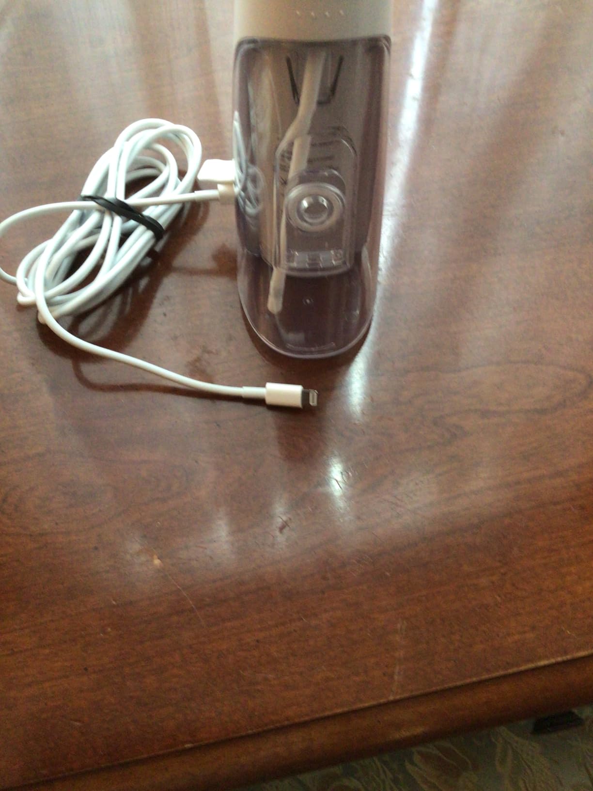 Waterpik Cordless Pulse 3100 Rechargeable Portable Water Flosser for Teeth, Gums, Braces Care and Travel with 2 Flossing Tips, Waterproof for Shower Use, ADA Accepted, WF-20 White customer photo 2