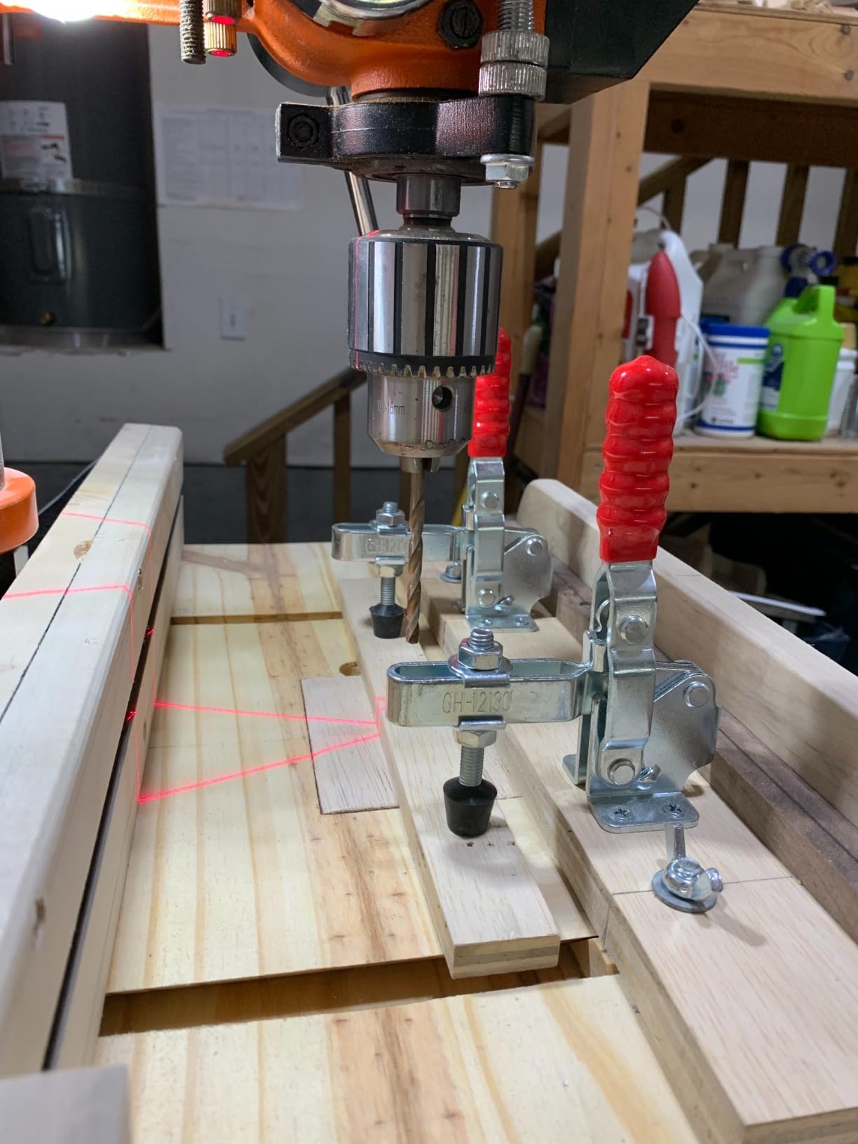 POWERTEC 6PK Mini Toggle Clamp, 100lbs Holding Capacity, 301A Quick Release Push Pull Clamp for Woodworking Jigs and Fixtures, Pocket Hole Jigs, Welding, Crosscut Sled, CNC (20323-P3) customer photo 2