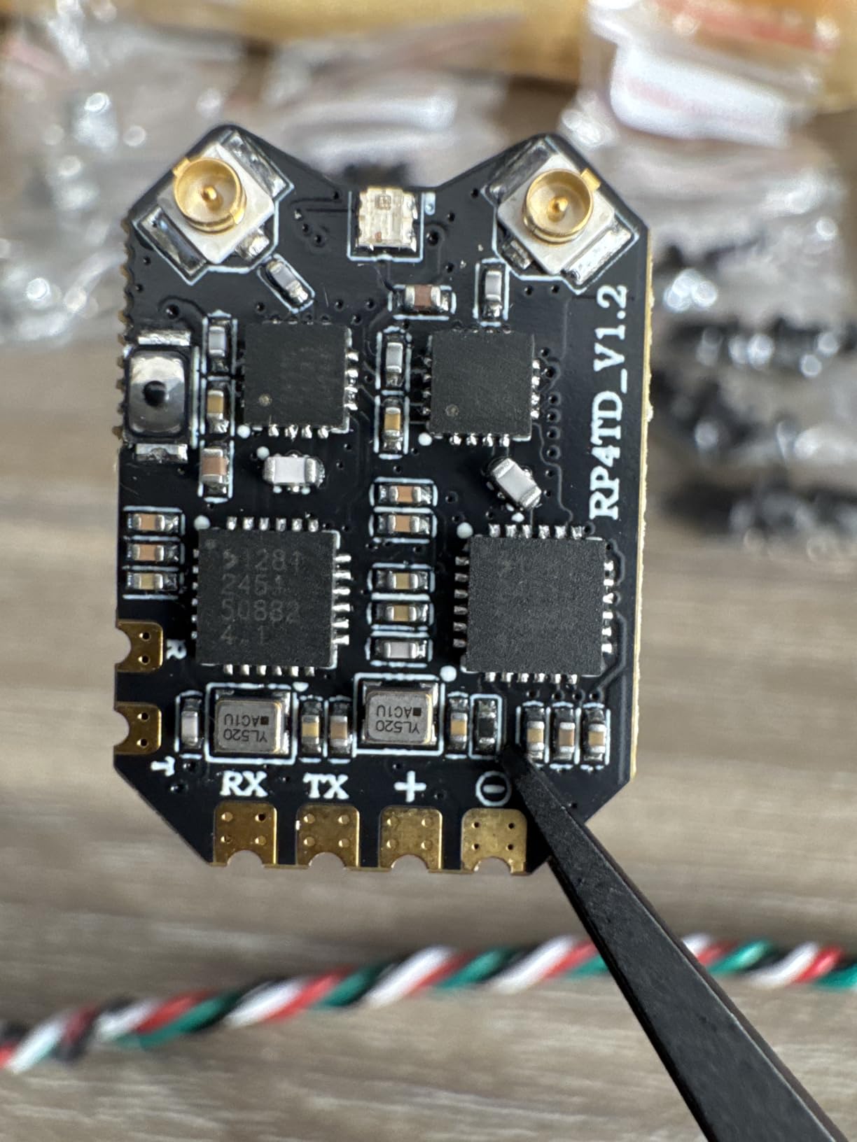 RadioMaster RP4TD ELRS Diversity FPV Receiver - 2.4ghz ExpressLRS Nano Receiver Drone RX Module with 65mm UFL T Antenna for FPV Drone Tiny Whoop Fixed-wing RC Plane by Speedybee customer photo 1